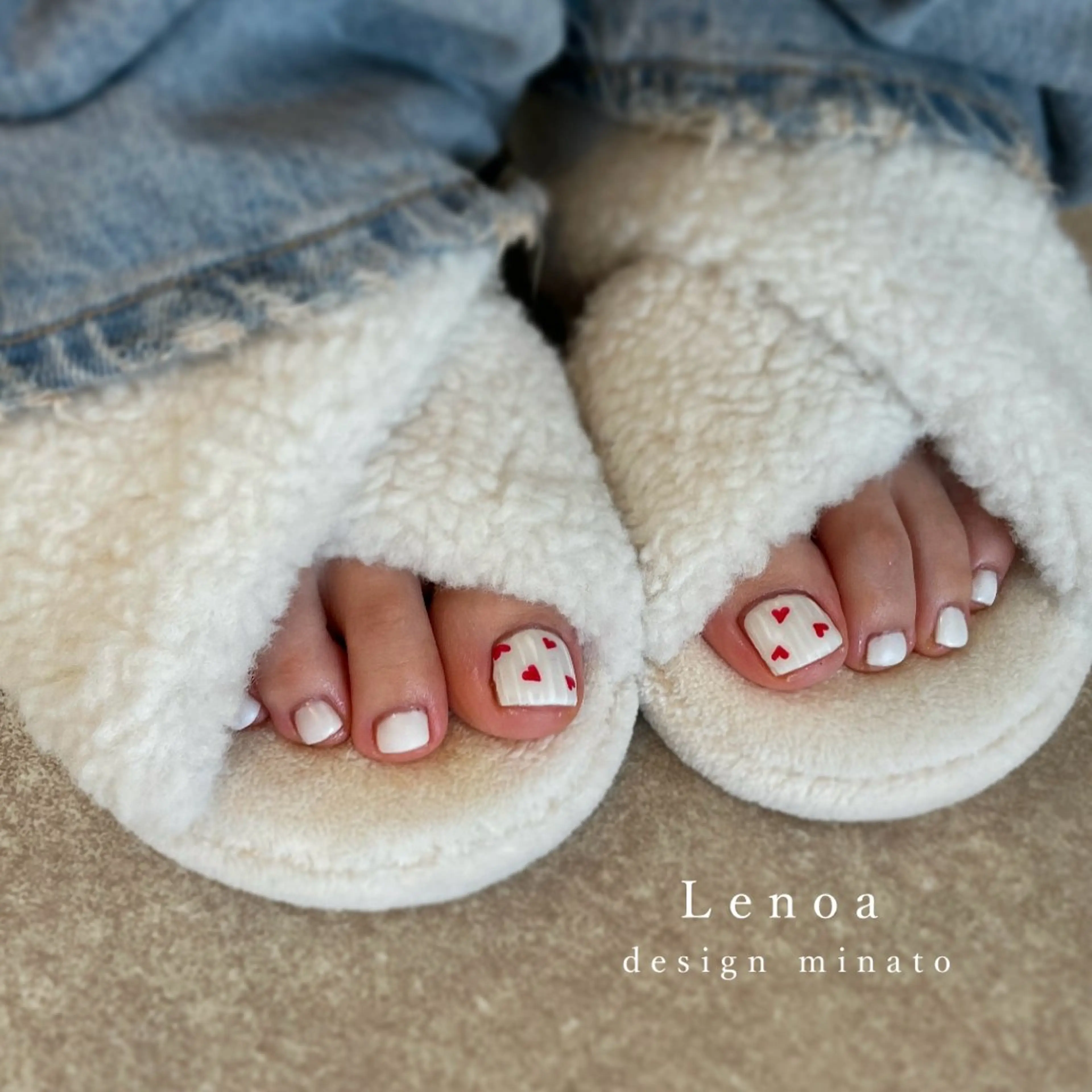 ネイル フットネイル Lenoa minatoのネイルデザイン