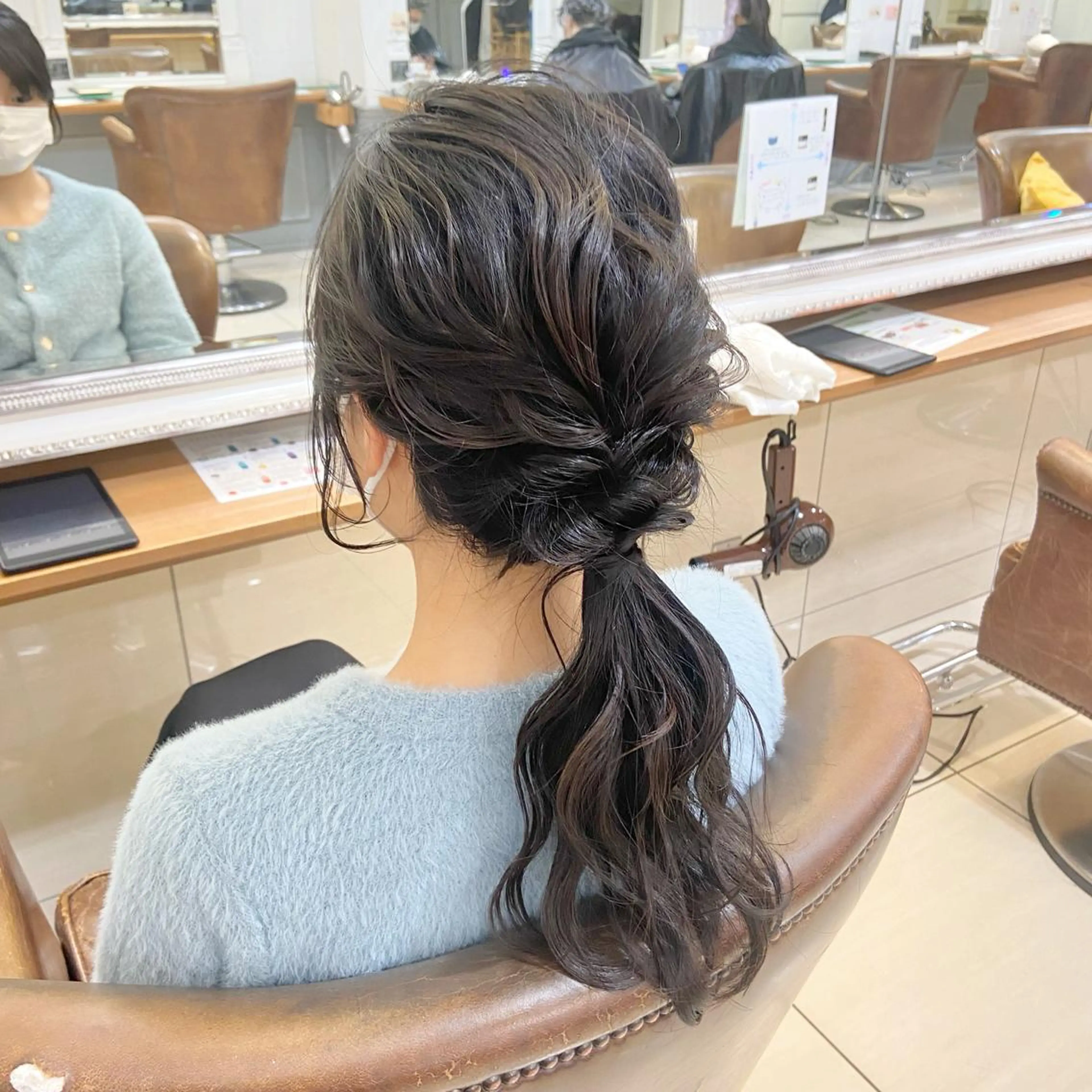 ロング ヘアアレンジ ポニーテール ヘアセット 🫧 nanaco🫧のヘアスタイル