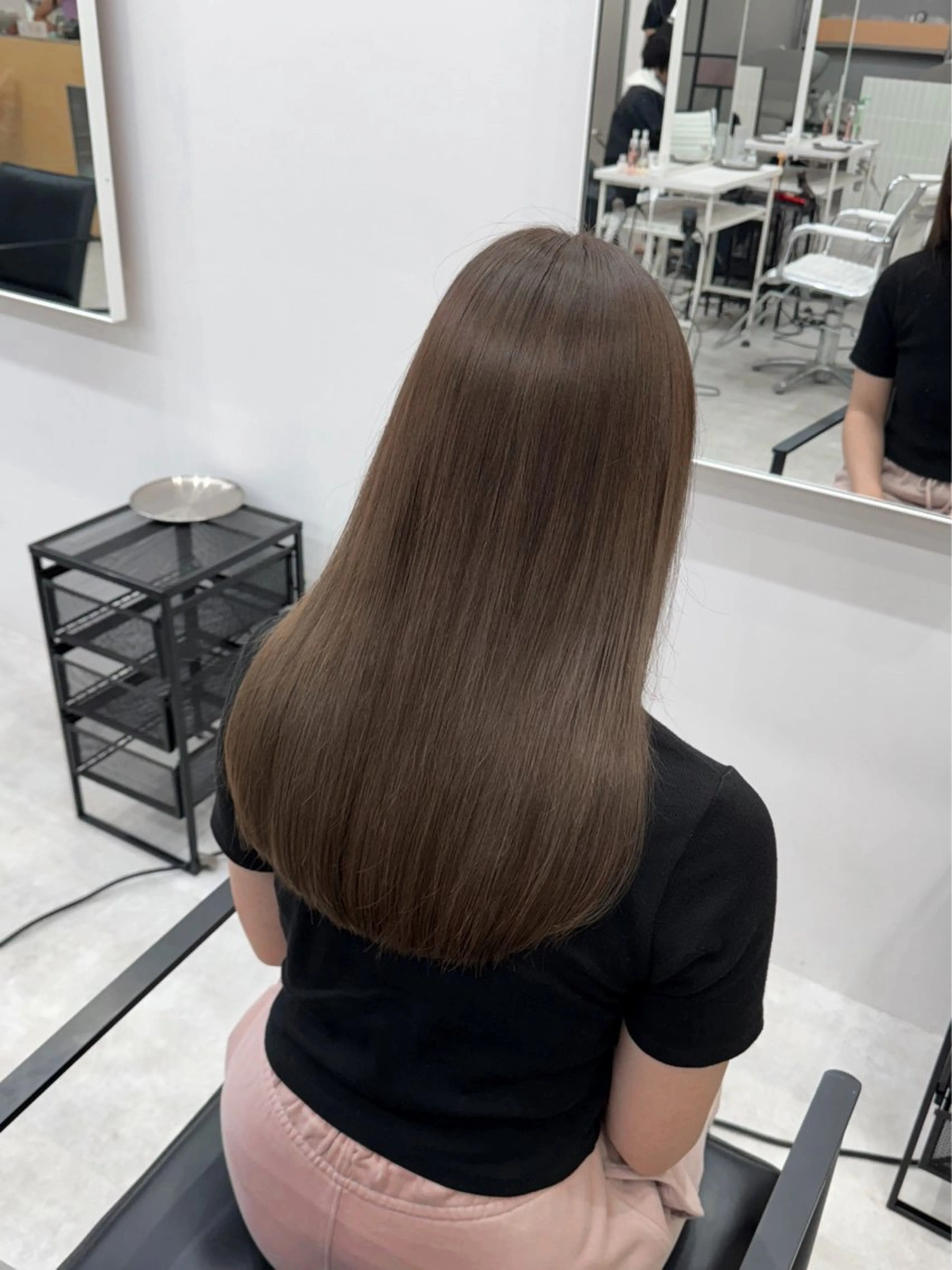 セミロング カラー カット ヘアカラー 髪質改善カラー♡/ 縮毛矯正/珠貴のヘアスタイル