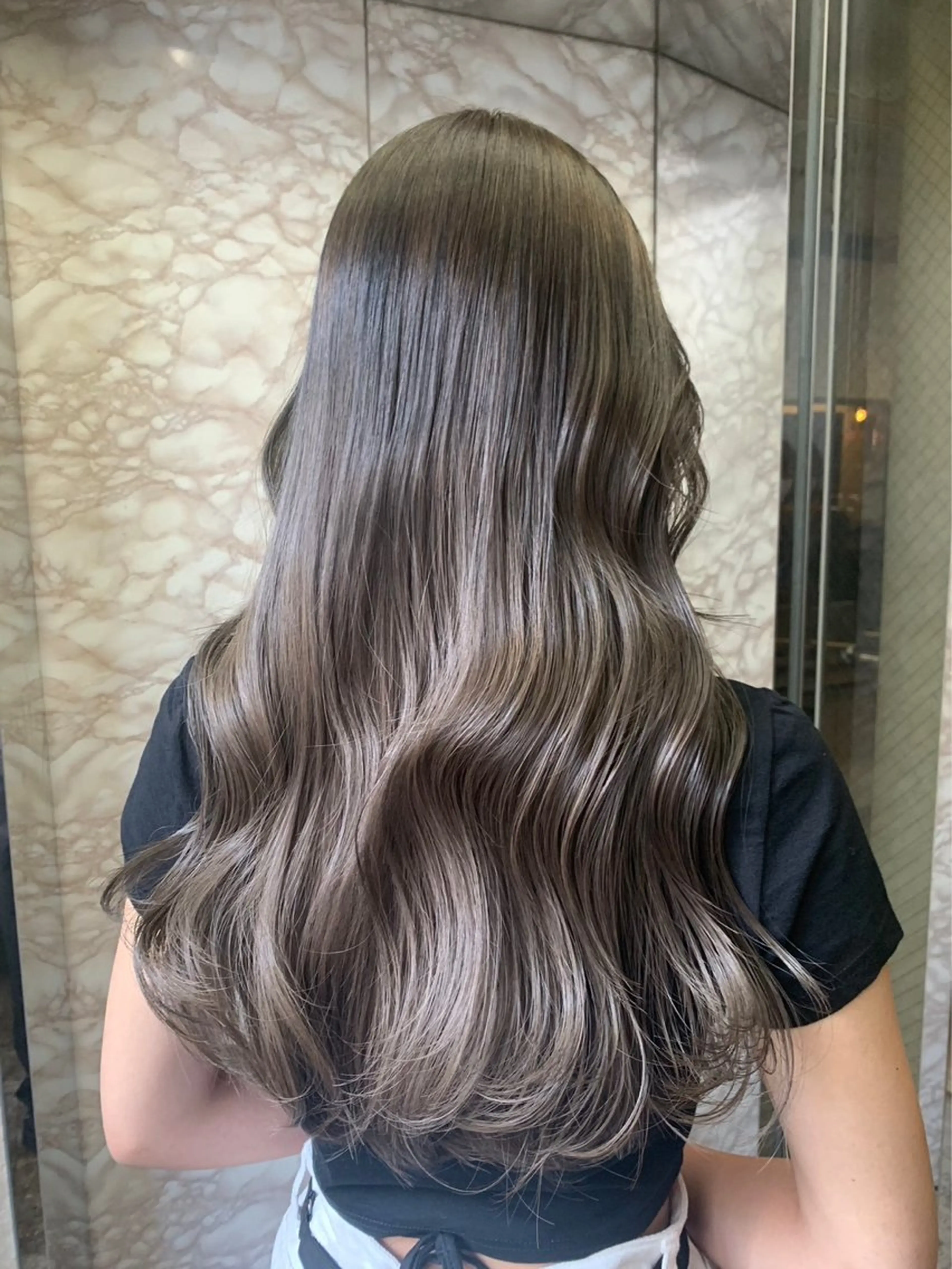 ロング カラー ヘアアレンジ 透明感カラー 銀座terrace所属・🫧透明感／艶カラー 🫧Ryuseiのヘアスタイル