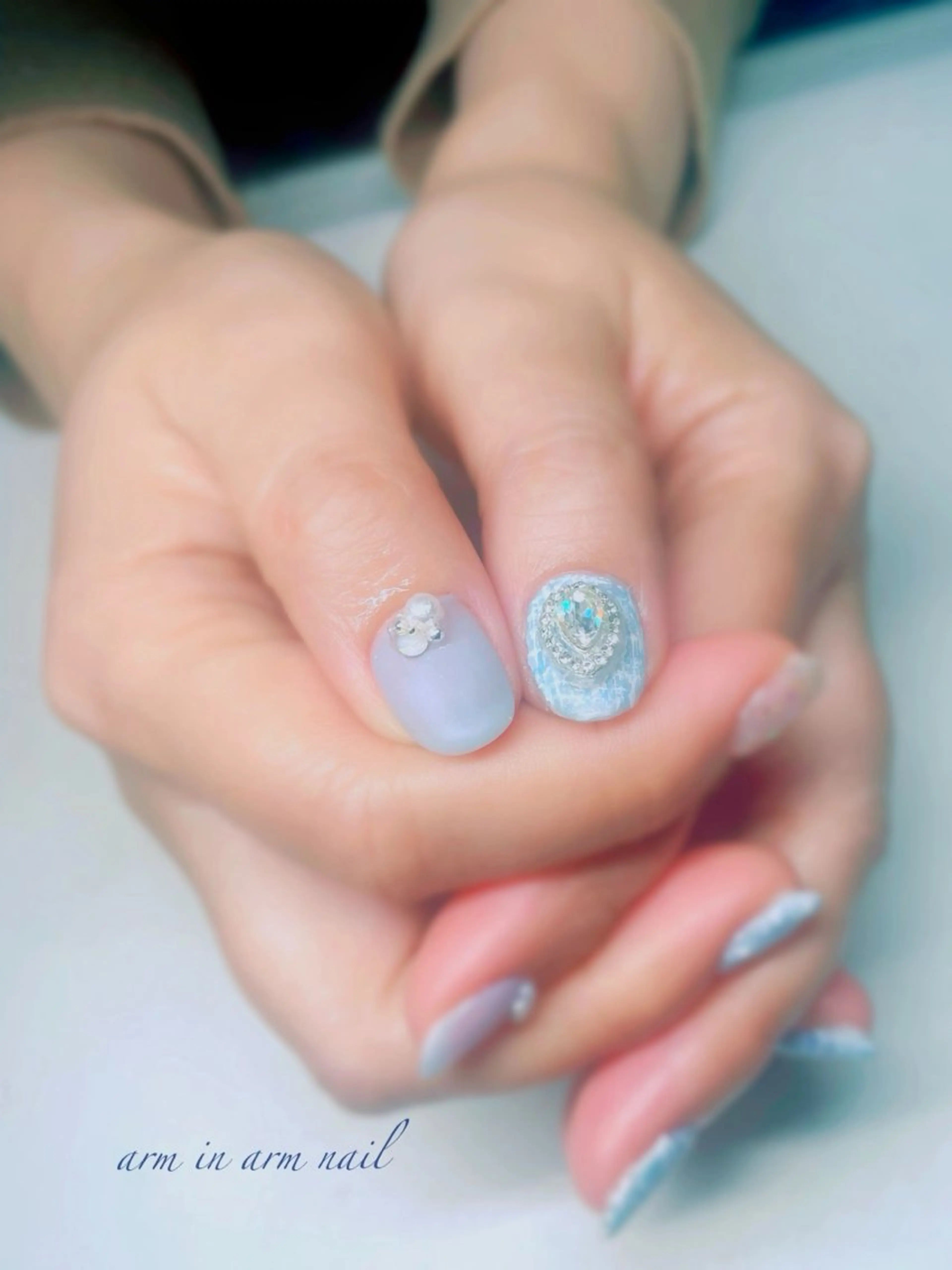 ネイル arm in arm ︎✿Yamamotoのマツエク・マツパデザイン