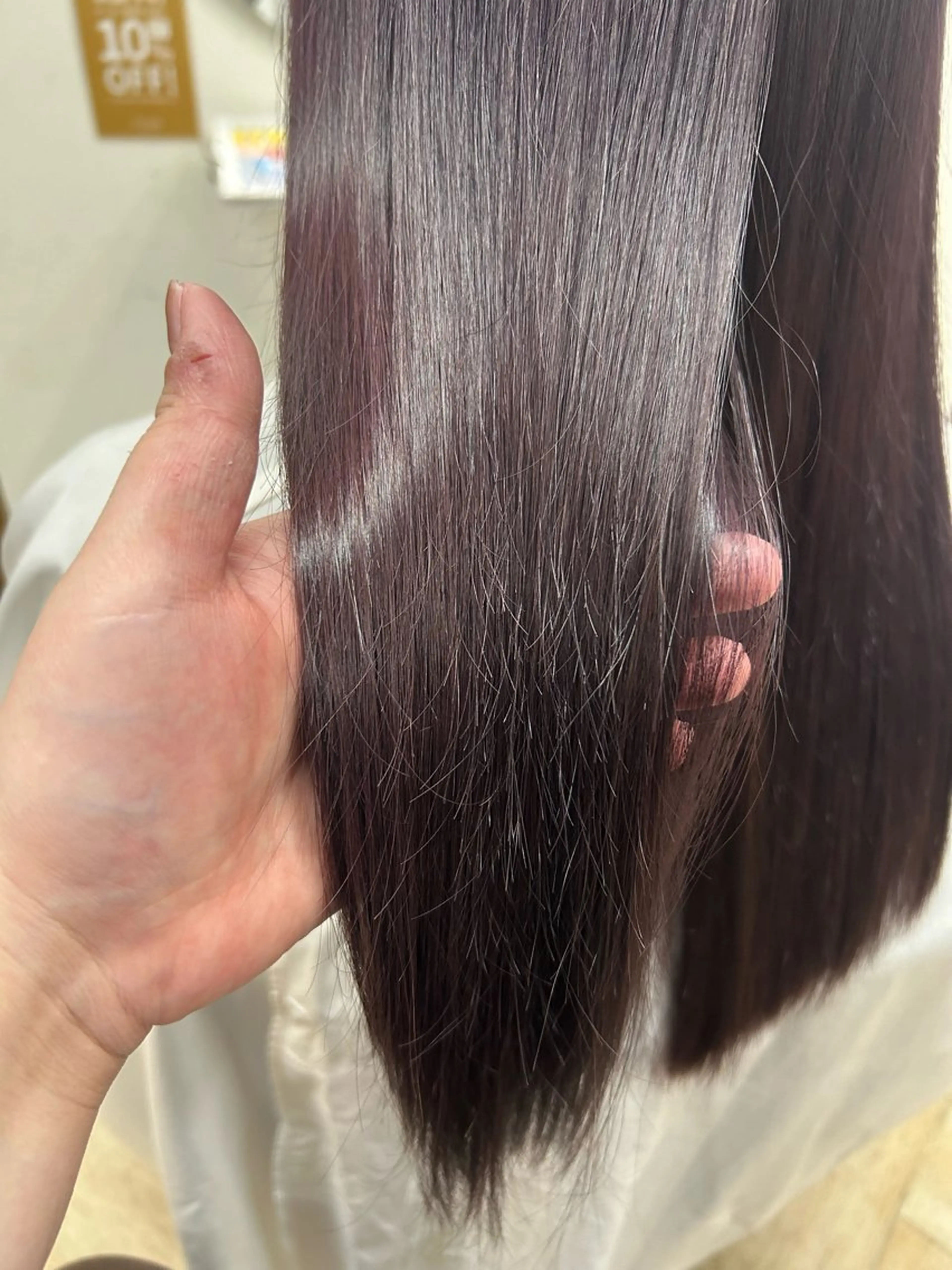 カラー ヘアカラー ベージュ/ダブルカラ ー/新潟駅/青柳萌果のヘアスタイル