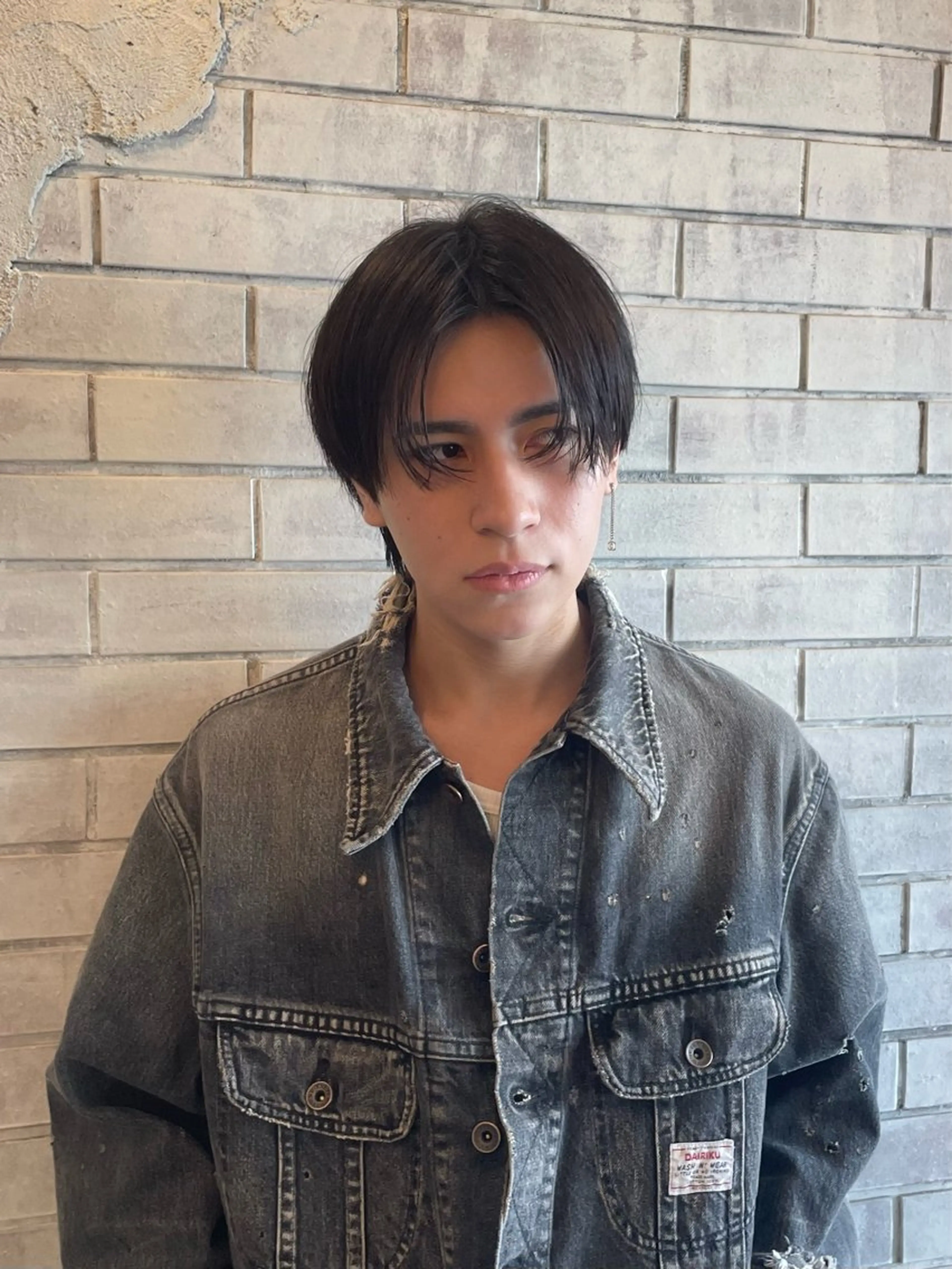 メンズ センターパート カット スパイキーショート メンズカット/千葉駅のヘアスタイル