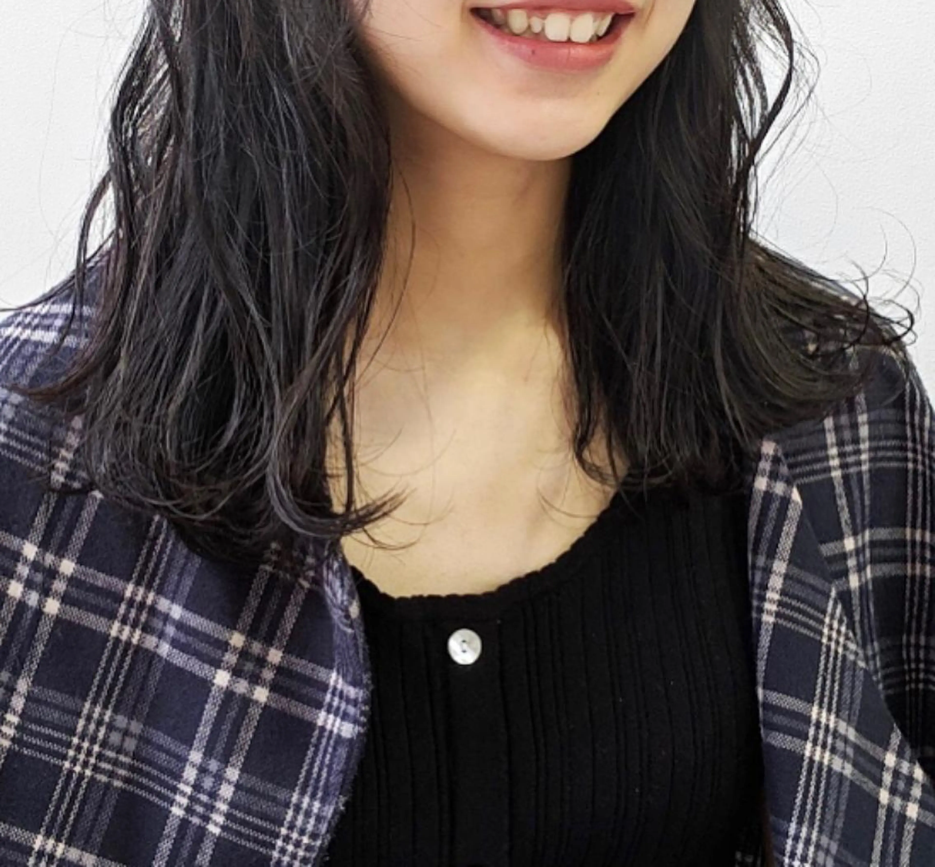 セミロング カラー 滝本 里実のヘアスタイル