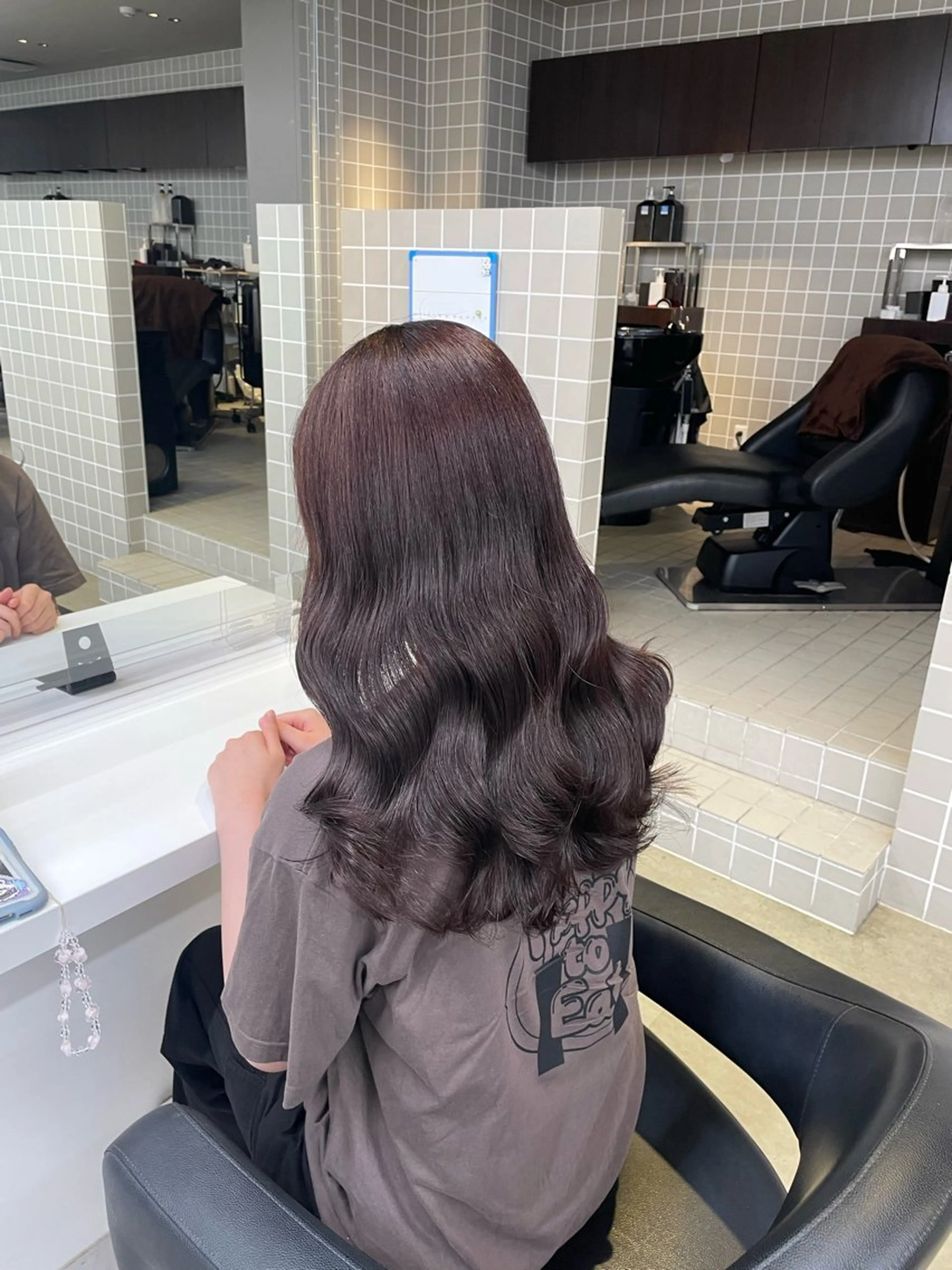 ロング カラー ヘアアレンジ ヘアカラー トリートメント ヘアセット 💗横浜美容室 💗HARUNAのヘアスタイル