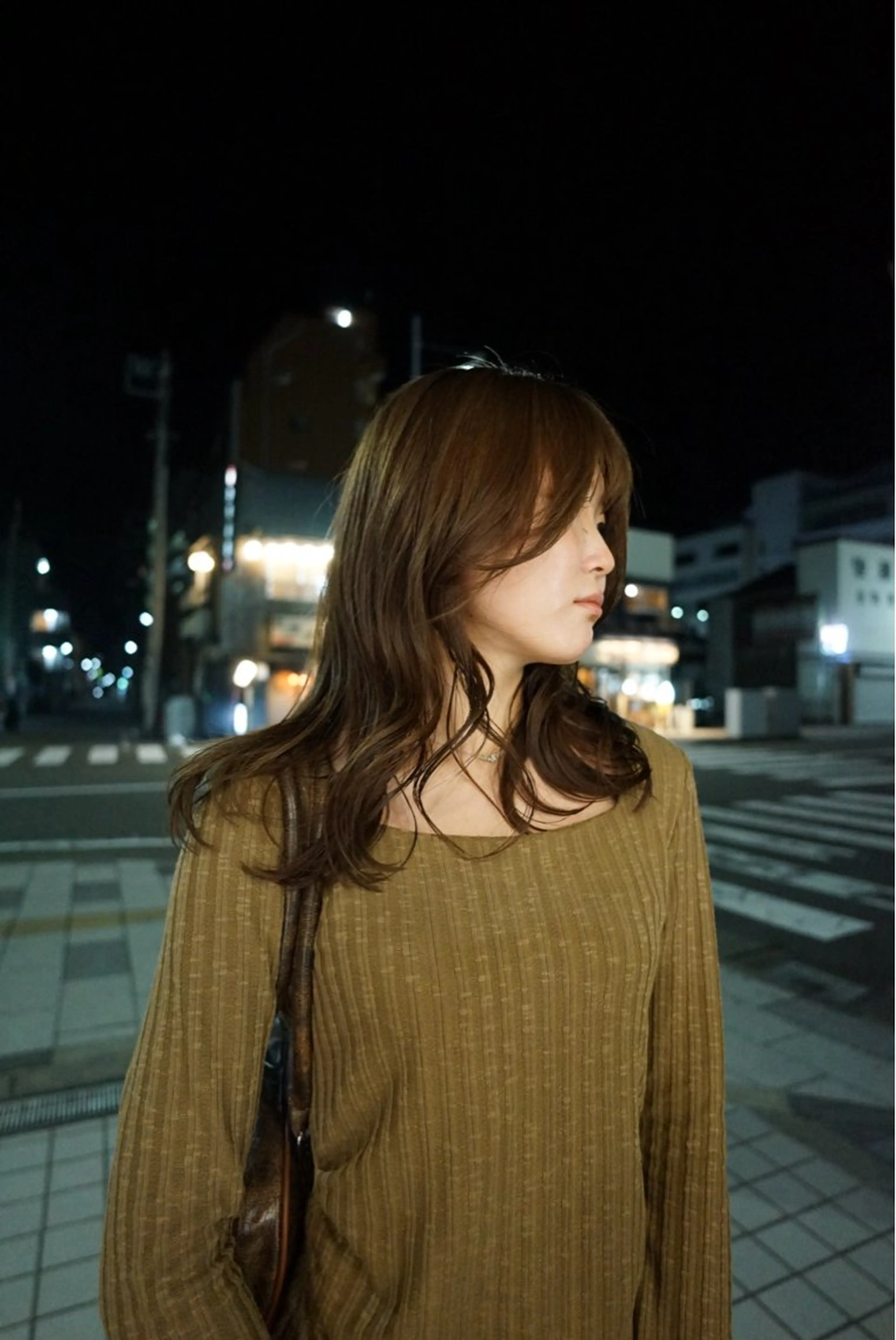 ミディアム カラー ケアカラー 産休中です 艶カラー♡オカのヘアスタイル