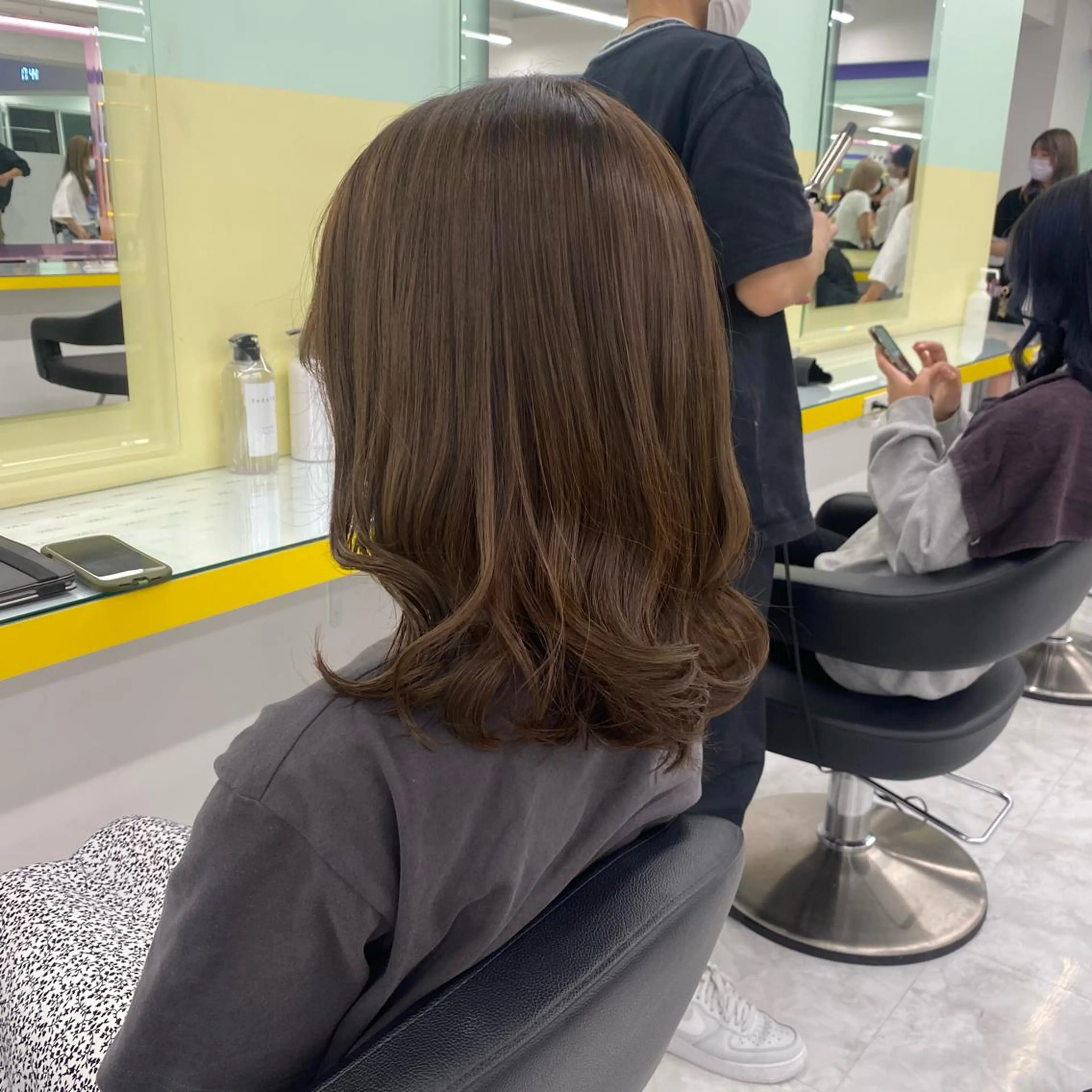 ミディアム カラー パーマ ヘアアレンジ メンズ キッズ ネイル マツエク・マツパ アイブロウ Lumo所属・💖横浜ブリーチなし 💖MIHOのヘアスタイル