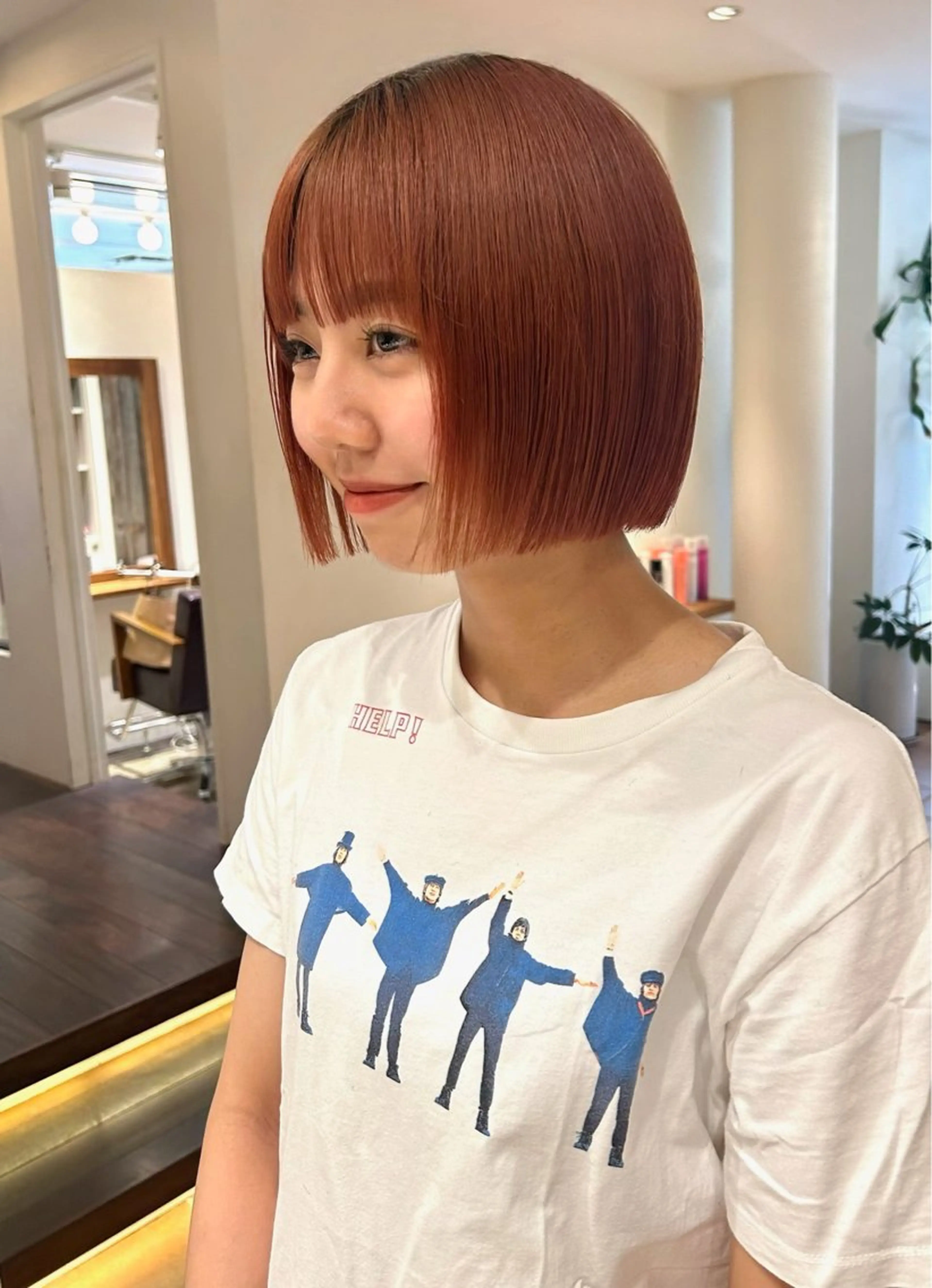 セミロング ケアカラー 髪質改善 トリートメント ふわっとレイヤー‪☆ 菅原 千鶴のヘアスタイル