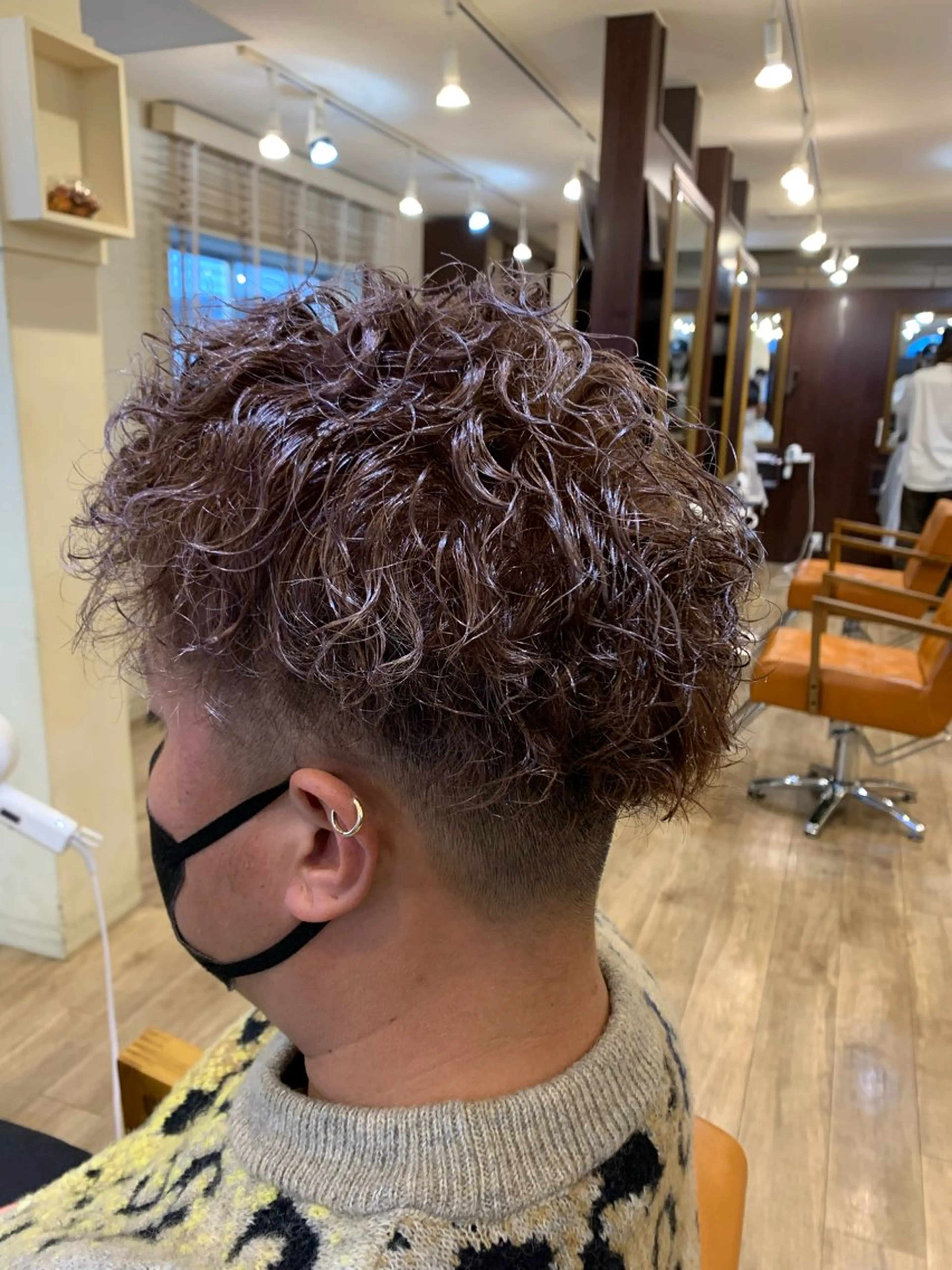 ショート パーマ 永作 真司のヘアスタイル