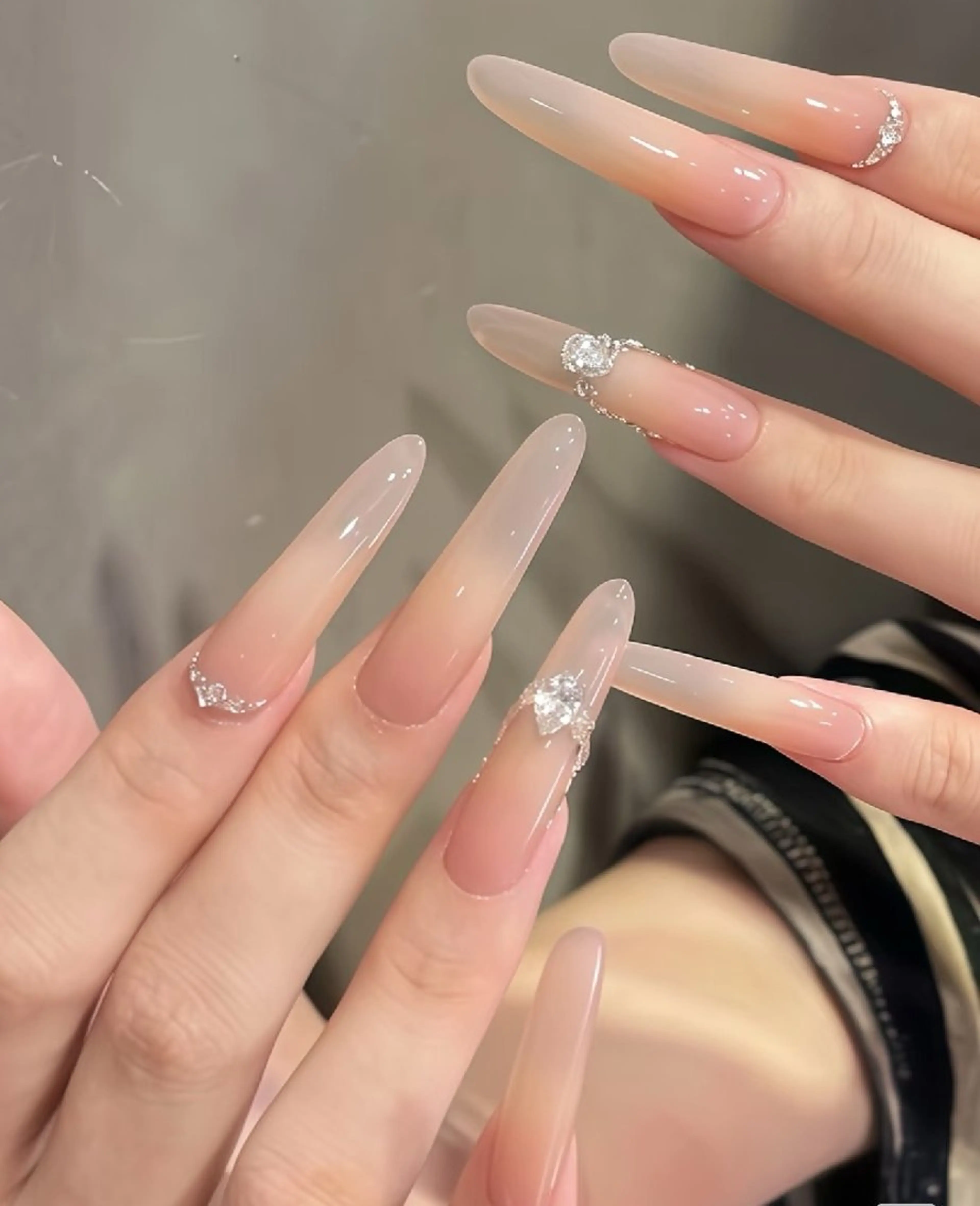 ネイル Miu Miu 🎀 長さだし專門のネイルデザイン