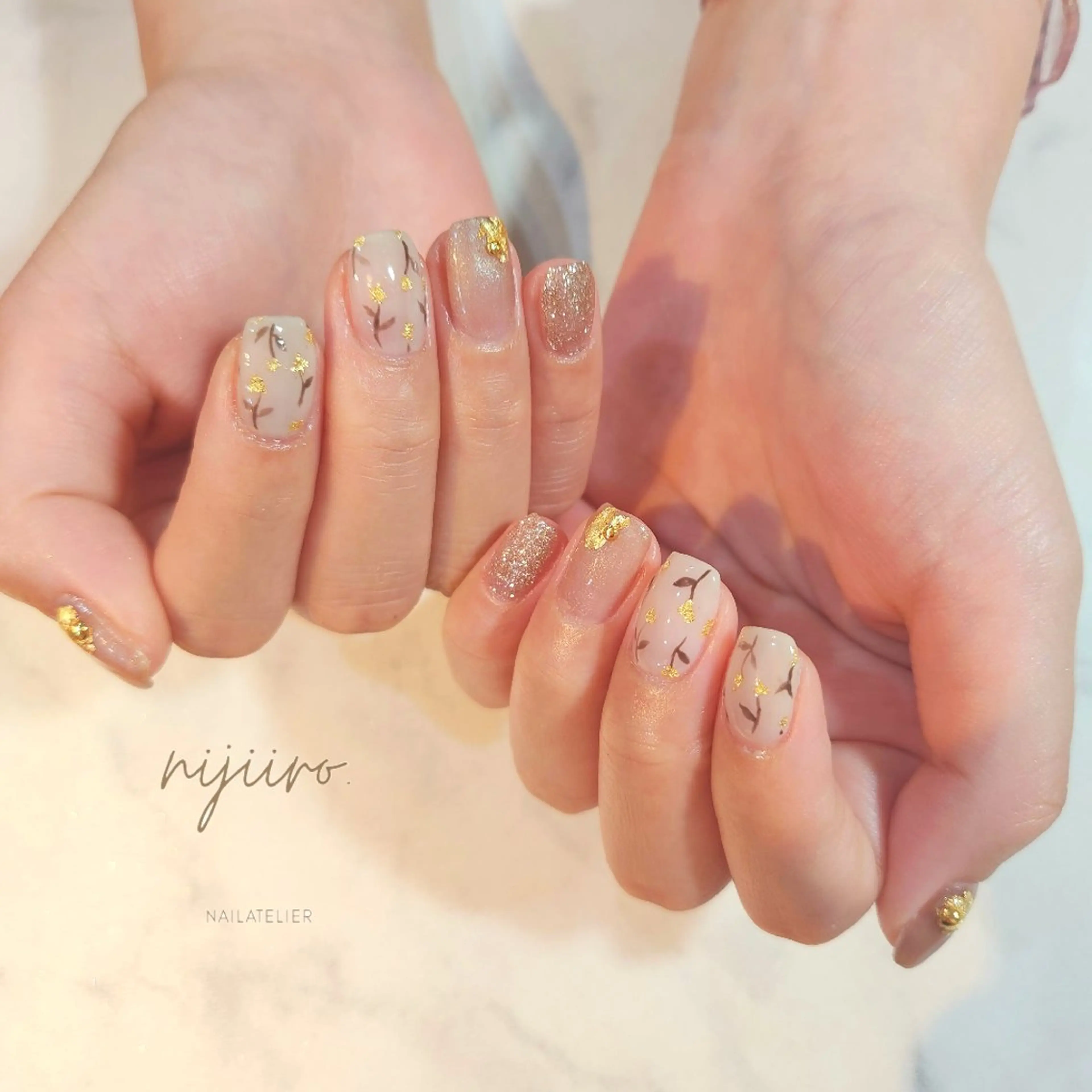 ネイル ハンドネイル nailatelier nijiiro.所属・nijiiro🌈 サトウのネイルデザイン