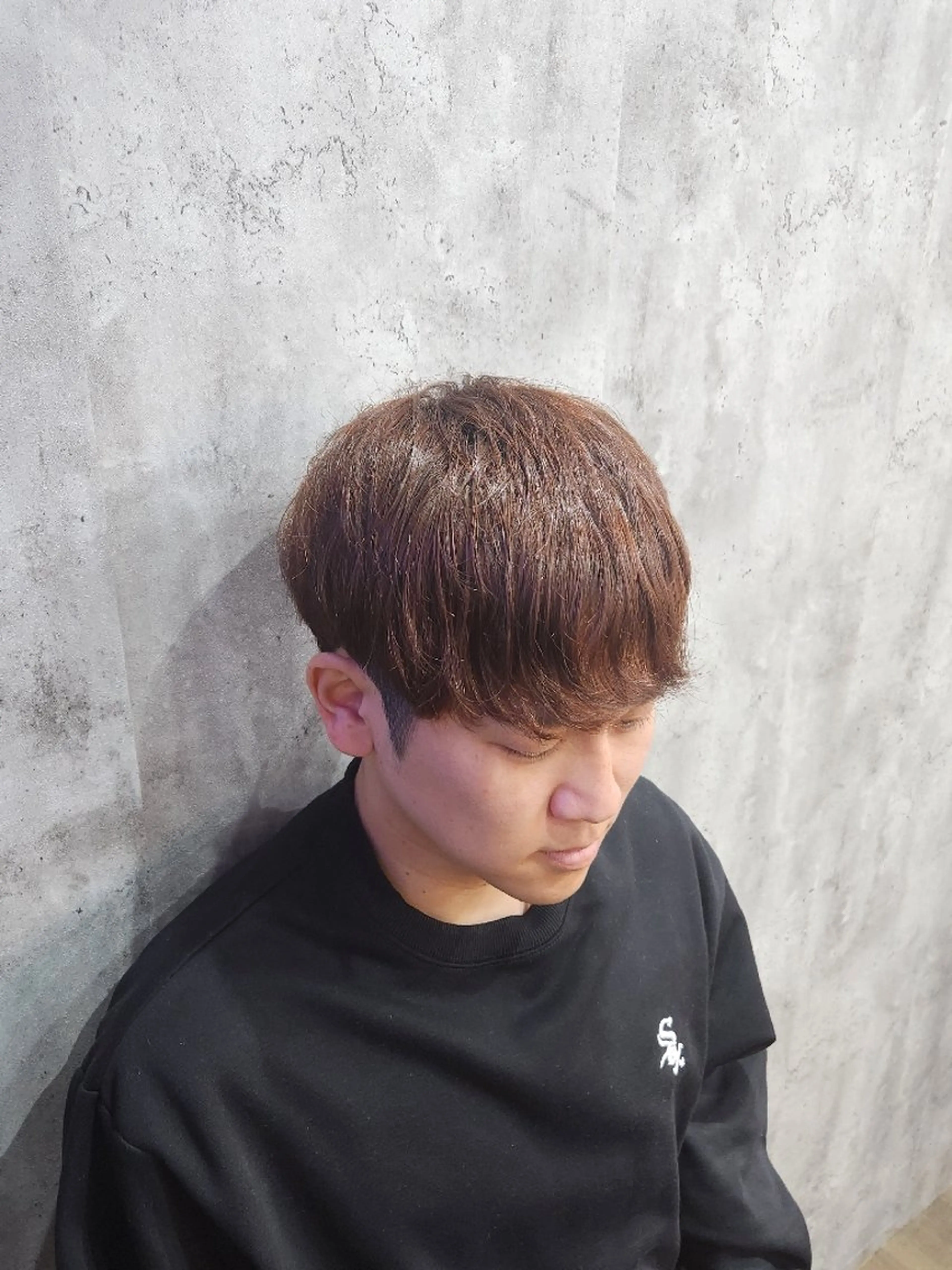 カラー 🫟フェザーパーマ 職人🛠️🫟✂藤原のヘアスタイル