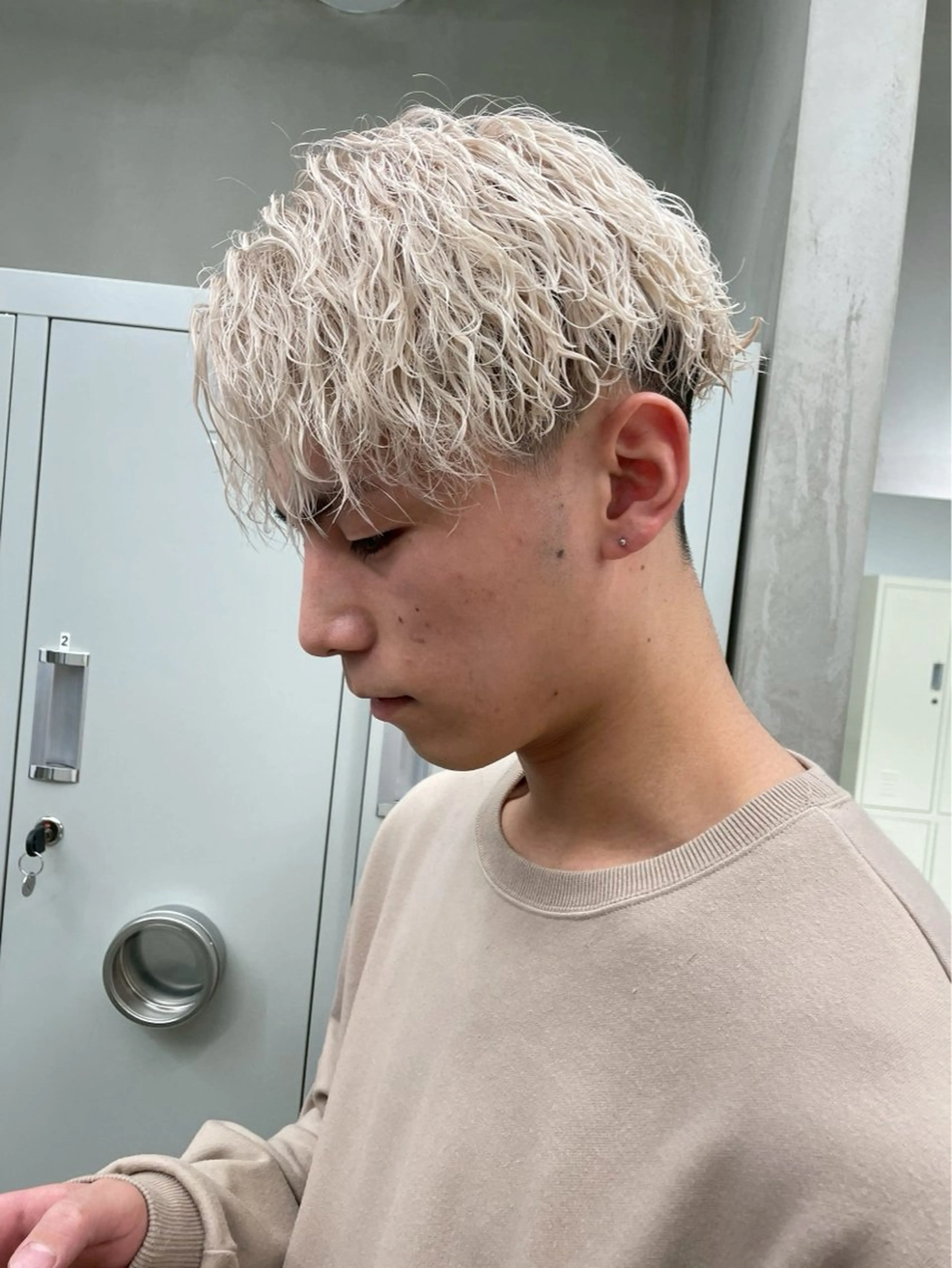 ショート カラー メンズ 名古屋メンズパーマ /松井生のヘアスタイル