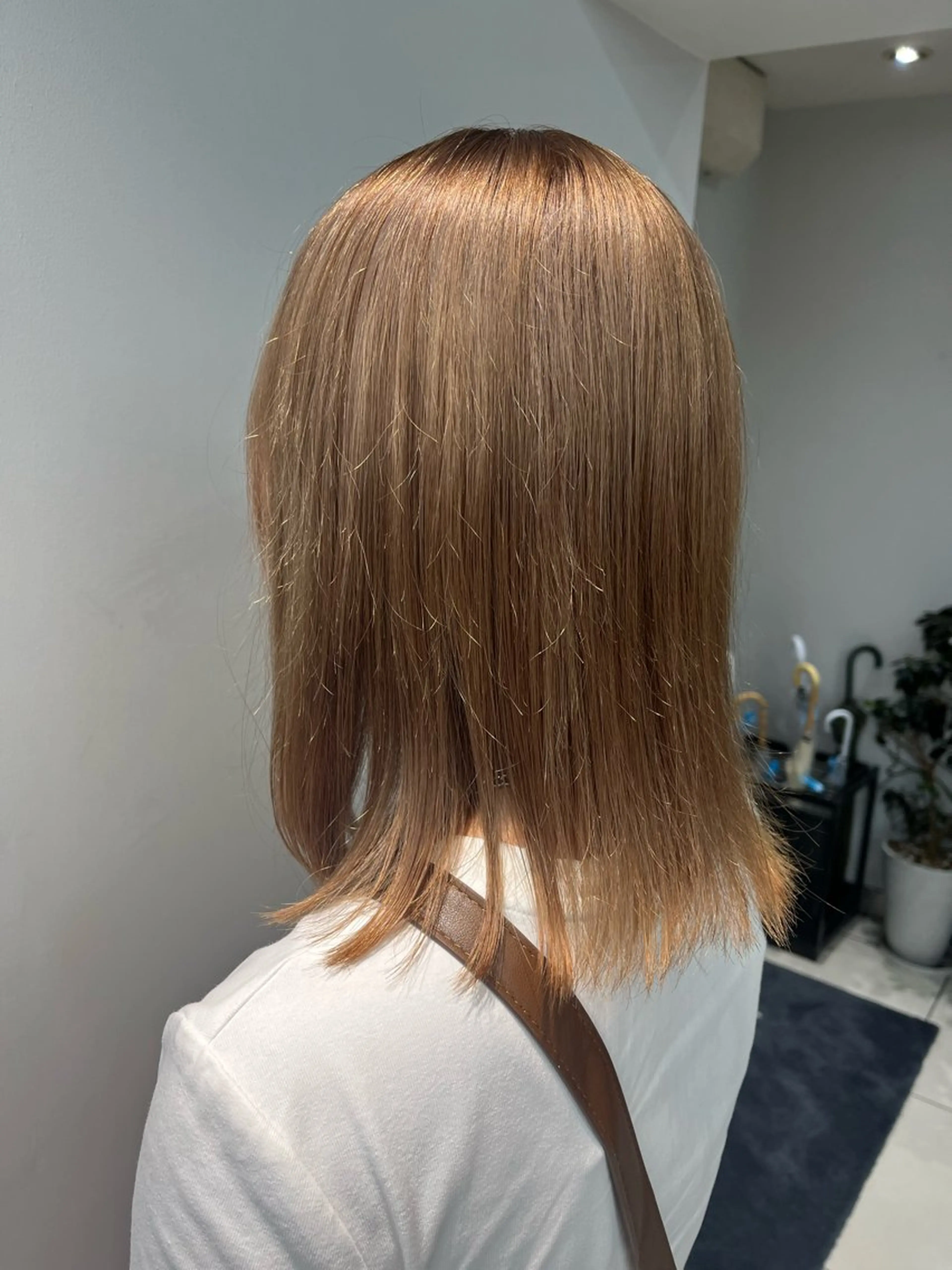 ミディアム 💫ハイトーンボブ/ HARU💫のヘアスタイル