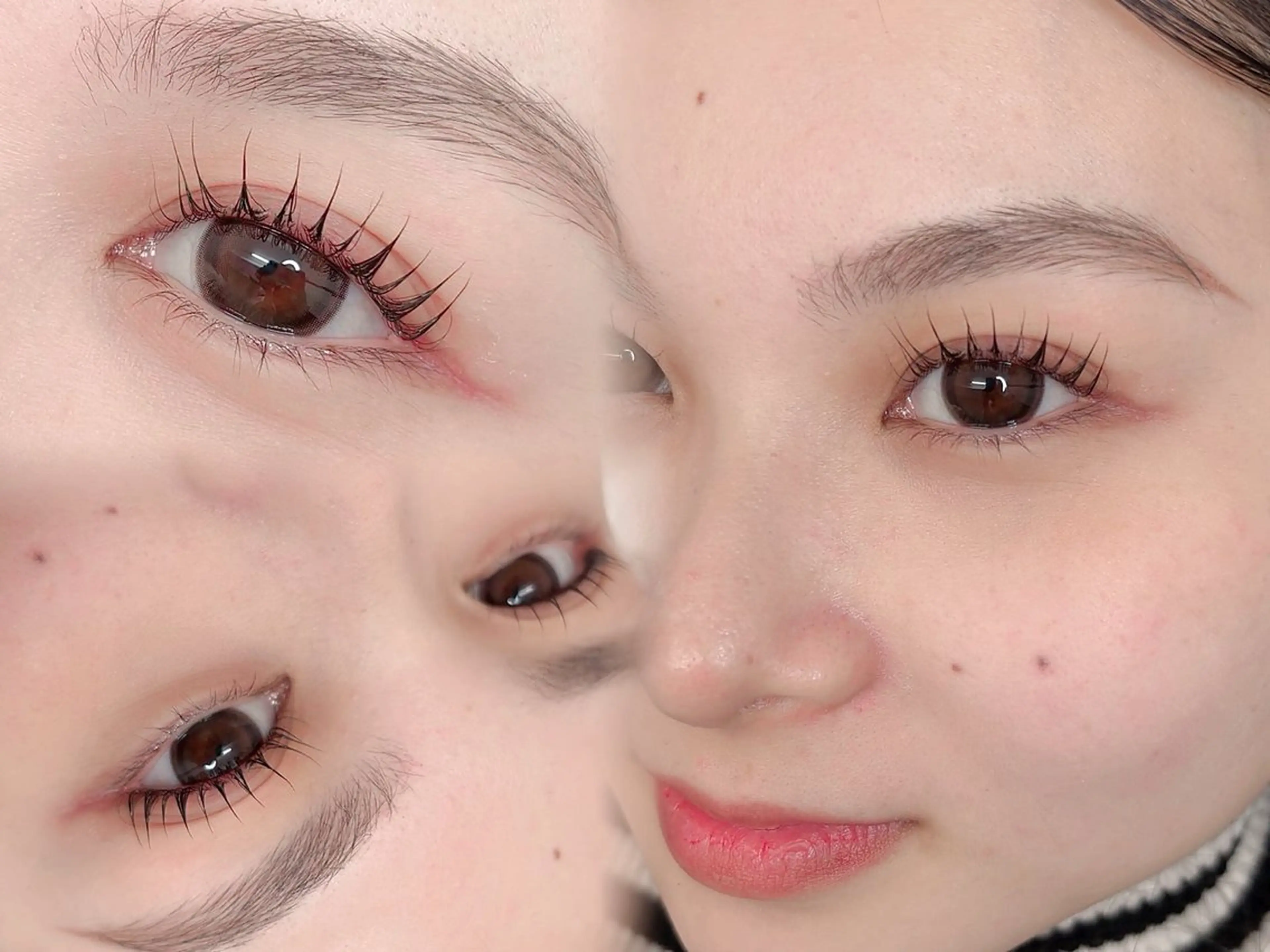 マツエク・マツパ ナチュラル まつげパーマ 一重×まつ毛パーマ マツパ Noel 【ノエル】 ゆうなのマツエク・マツパデザイン