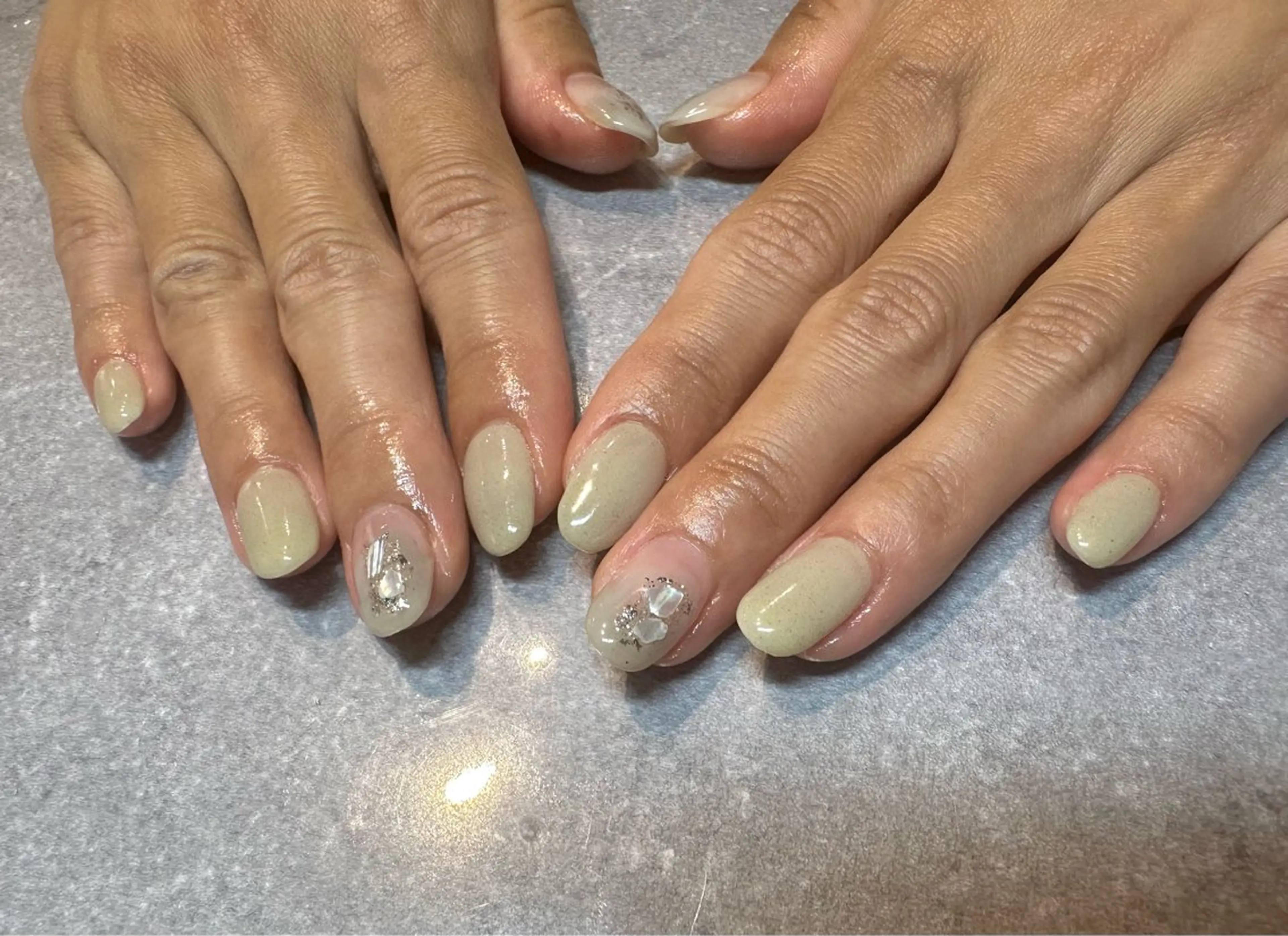 ネイル ニュアンスネイル ネイルサロンW【深江橋店】所属・MA RIEのネイルデザイン