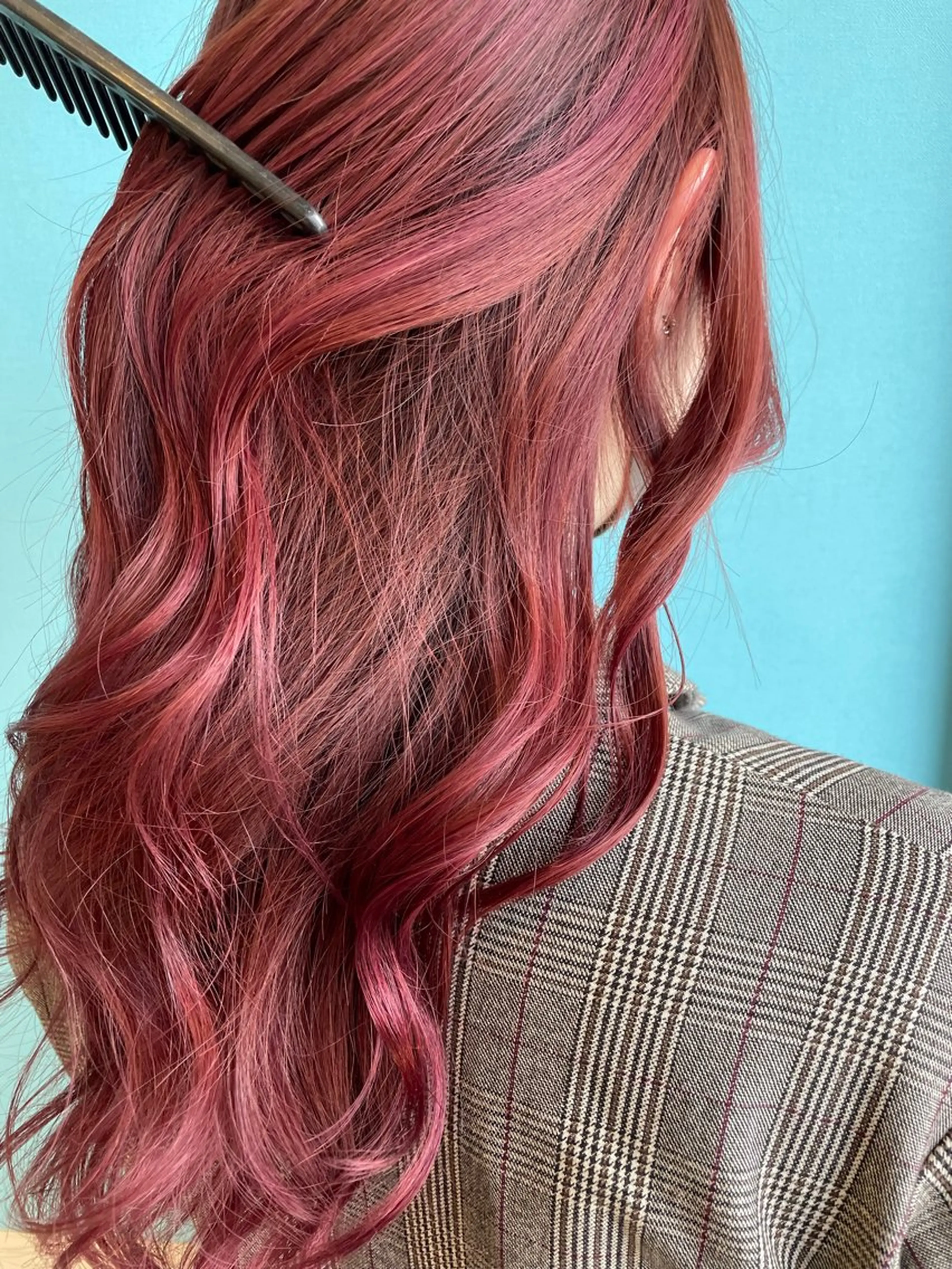 ロング カット ヘアカラー トリートメント 日置 大智のヘアスタイル