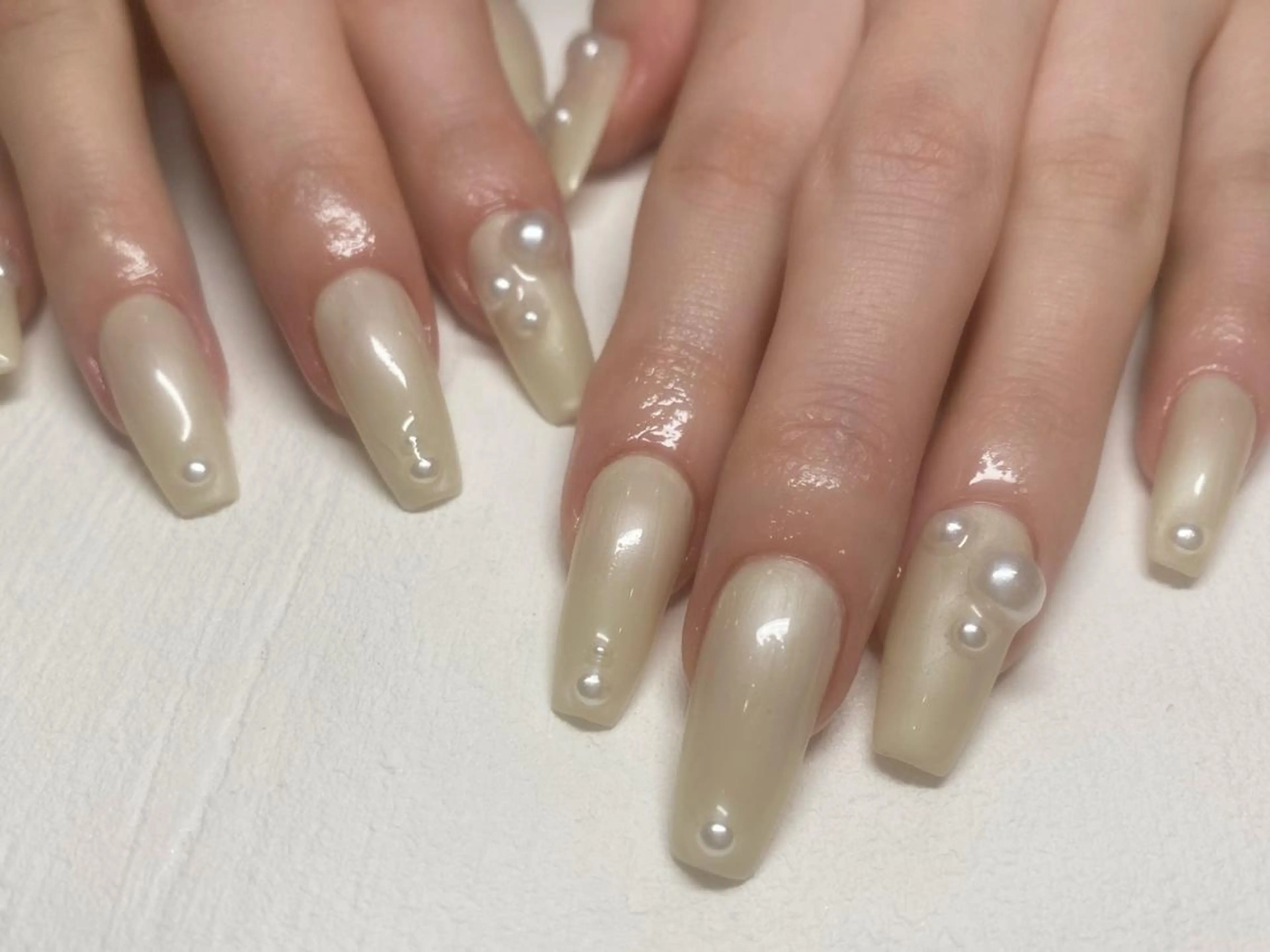 ネイル ハンドネイル 0203ムニムサン 💙Airiのネイルデザイン