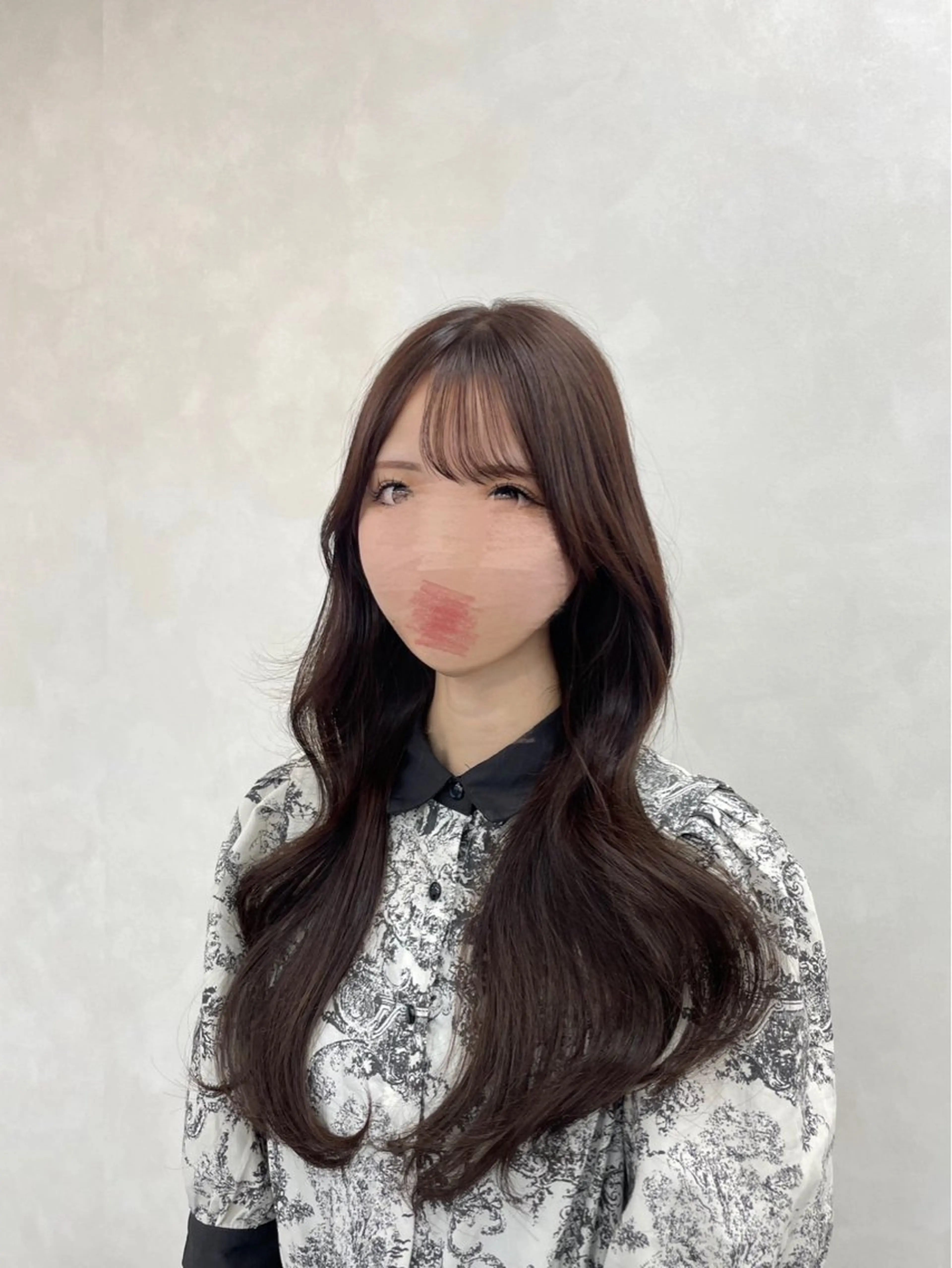 ロング カラー ヘアカラー 🤍韓国ヘア アイナ🤍のヘアスタイル