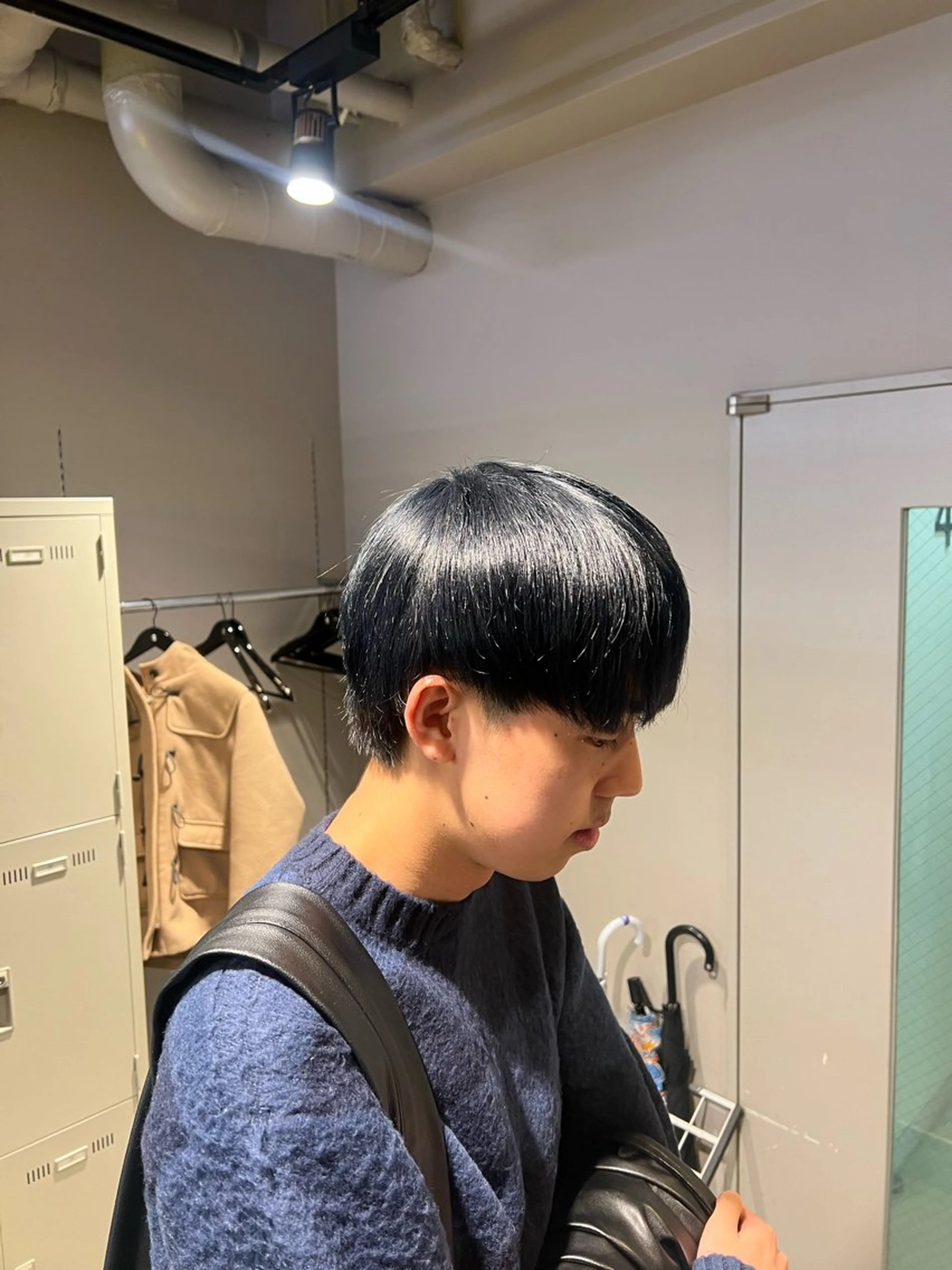 ショート カラー パーマ メンズ カット ヘアカラー 韓国レイヤーカット /REIのヘアスタイル