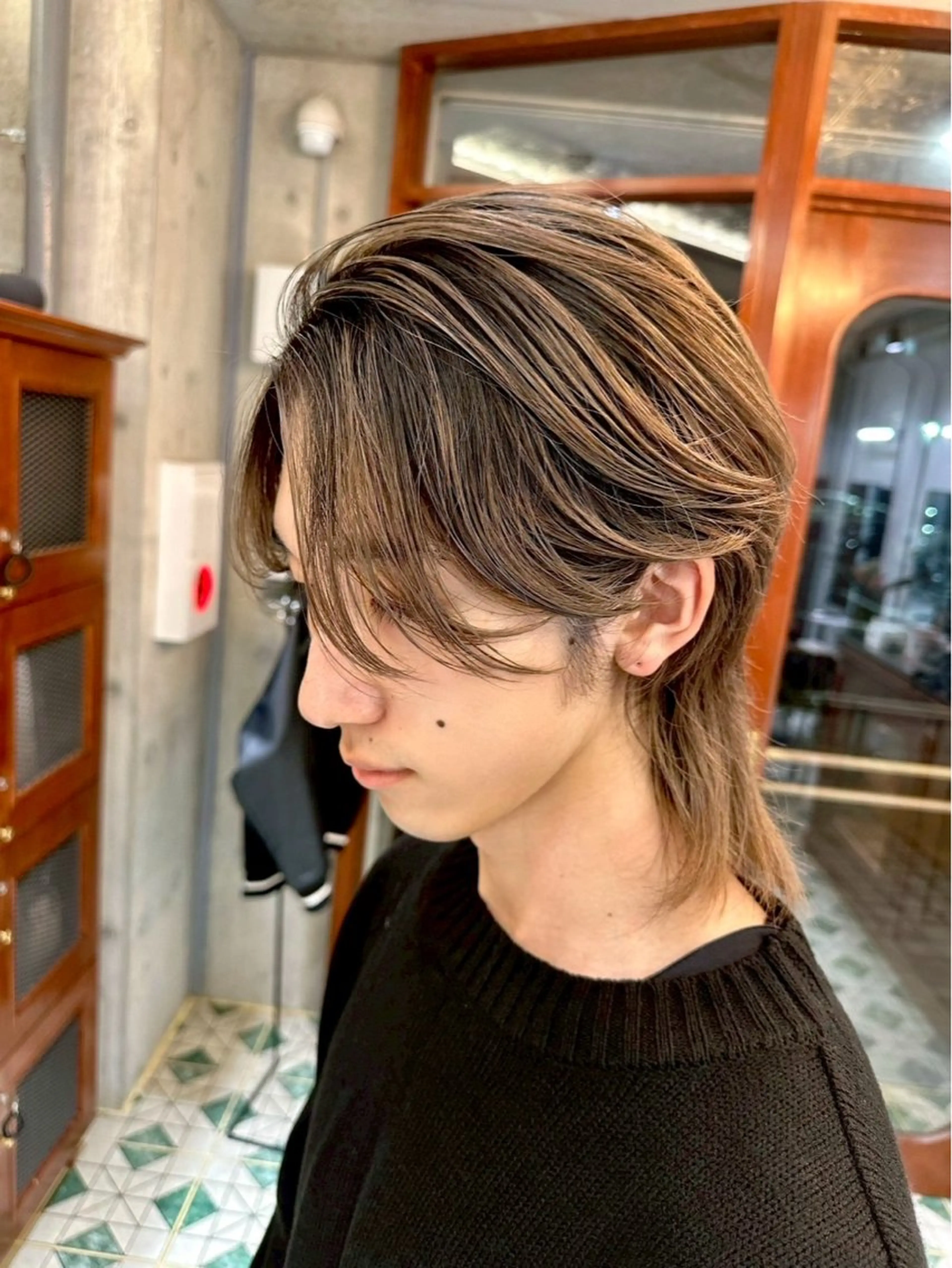 ショート カラー メンズ ヘアカラー iris名駅 ハイトーンブリーチ【イリス】所属・閼伽井 誇和のヘアスタイル