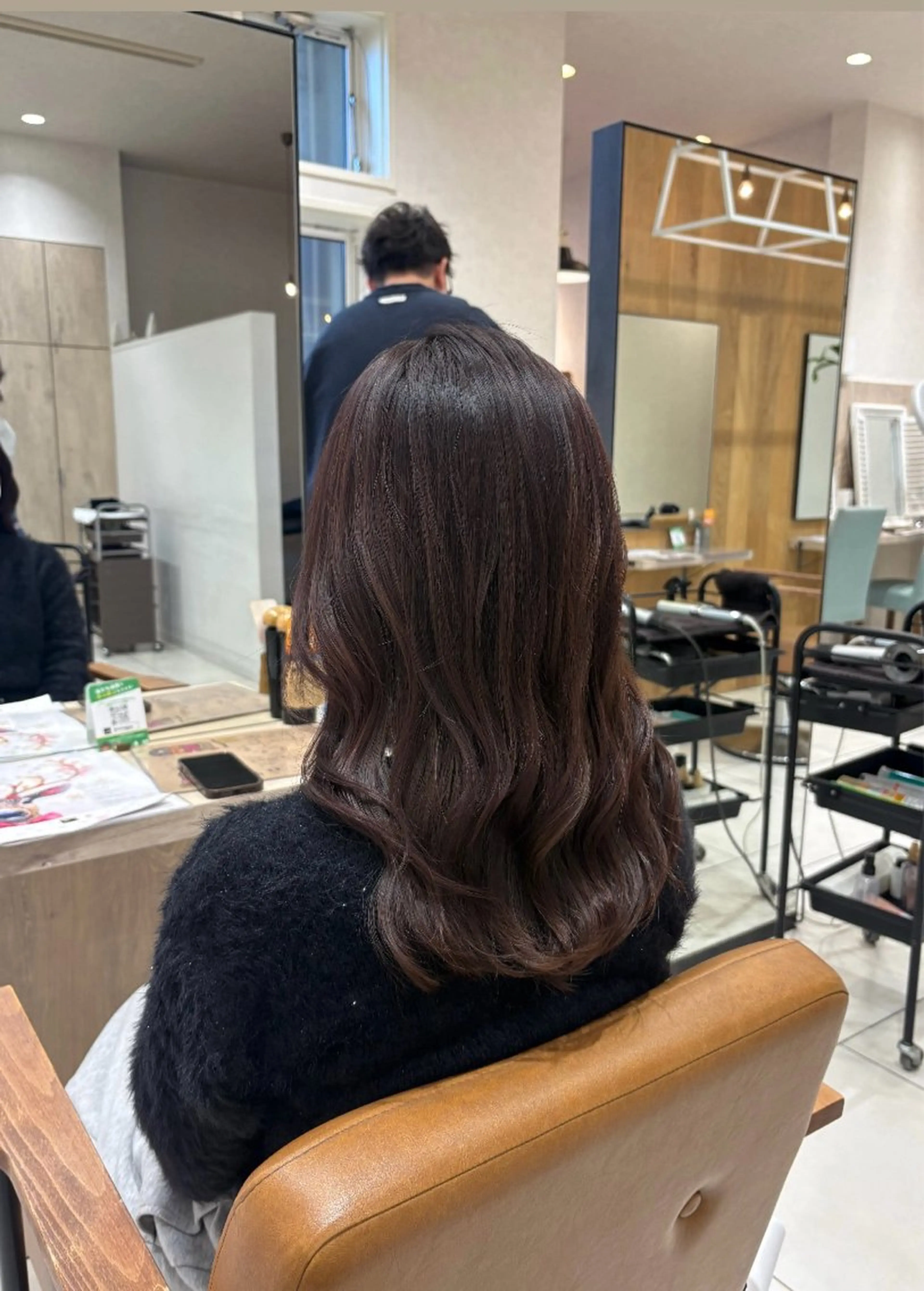 ミディアム カラー ブラウンカラー カット ヘアカラー 透明感カラー/ 似合わせカットｍｏｅのヘアスタイル