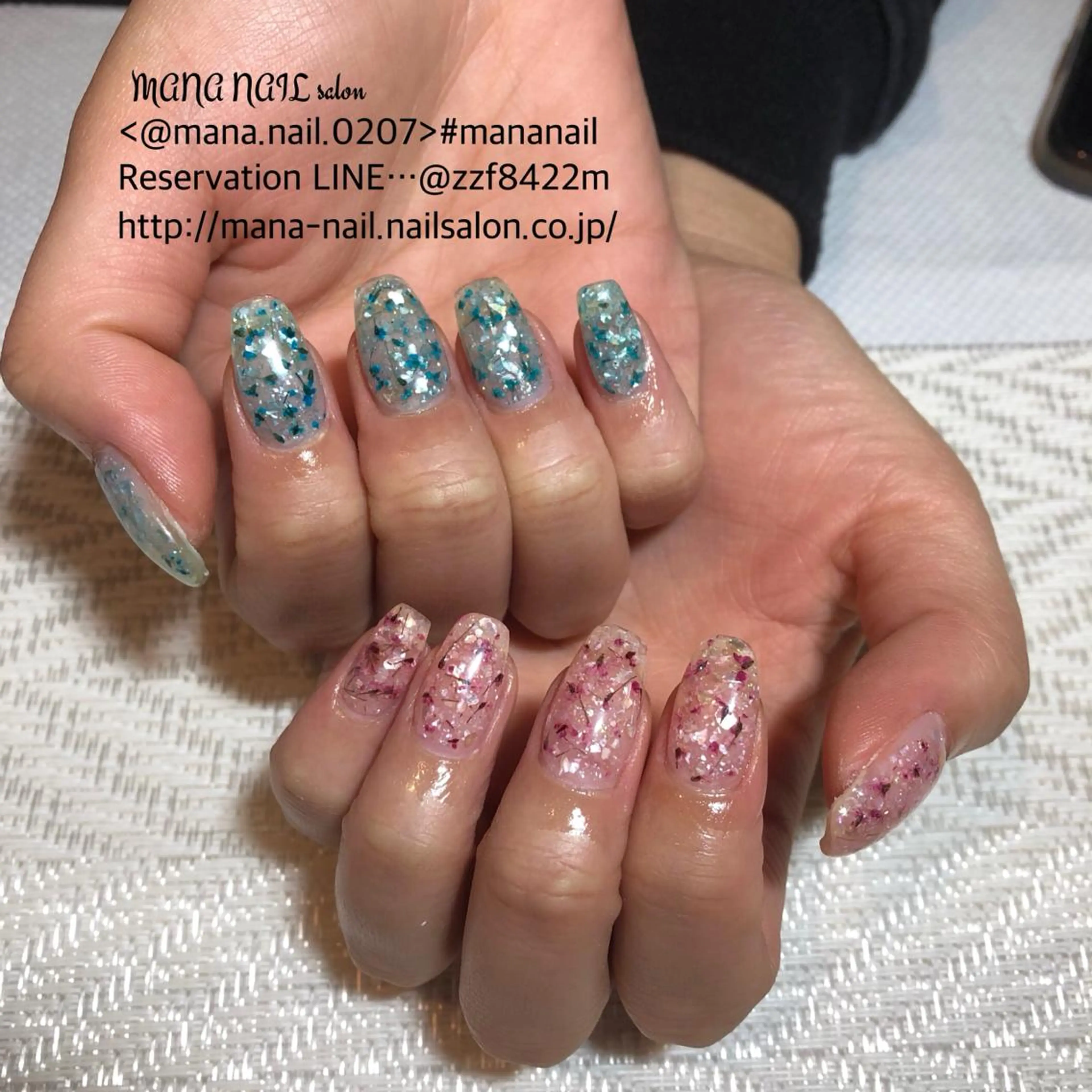 ネイル 長さ出し ジェルネイル 春ネイル 夏ネイル ネイルチップ ハンドネイル ハンドケア 廣瀬 真奈美のネイルデザイン