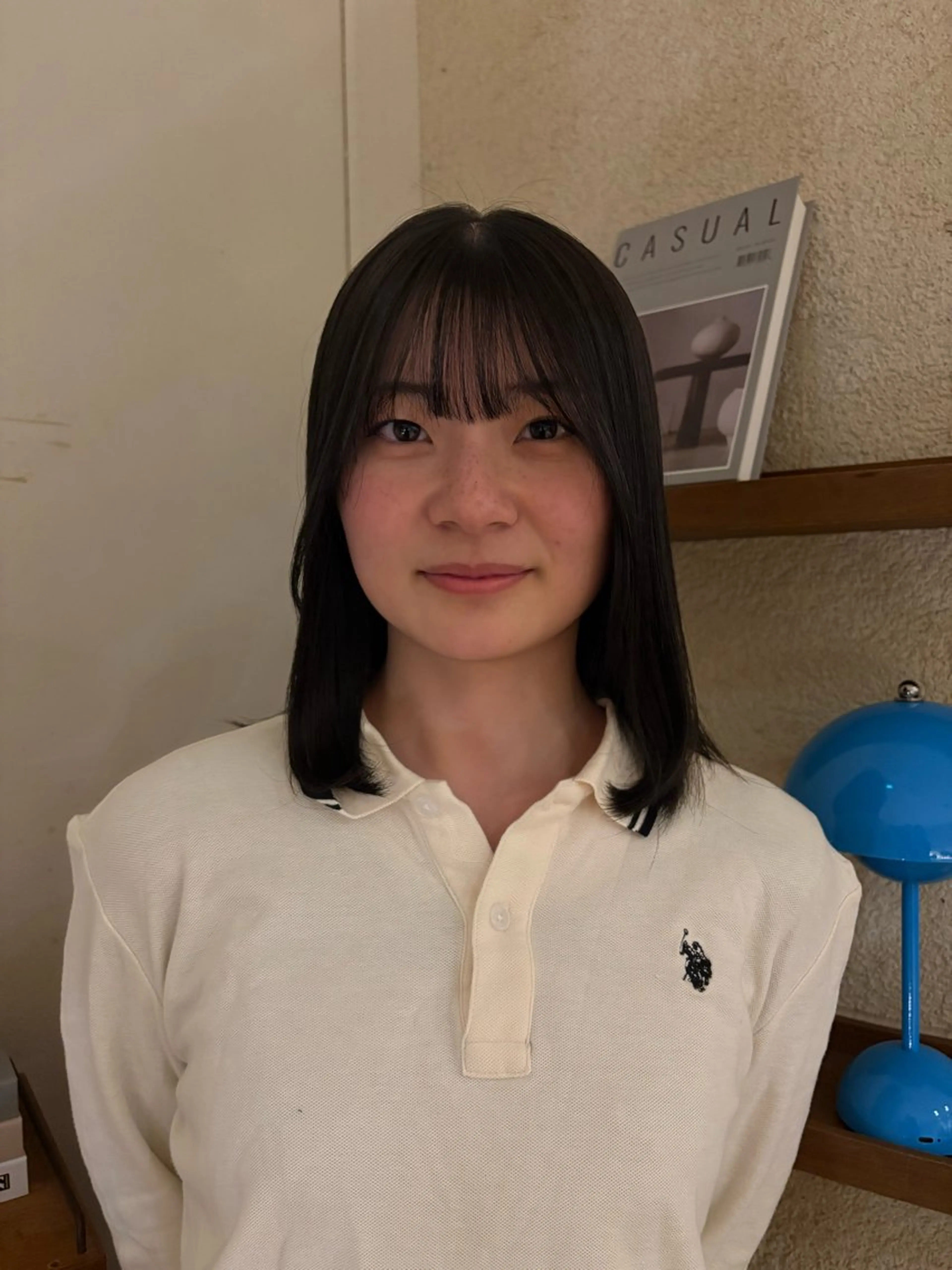 カラー ヘアカラー 玲音/ストレート/ 暖色カラー/大阪のヘアスタイル