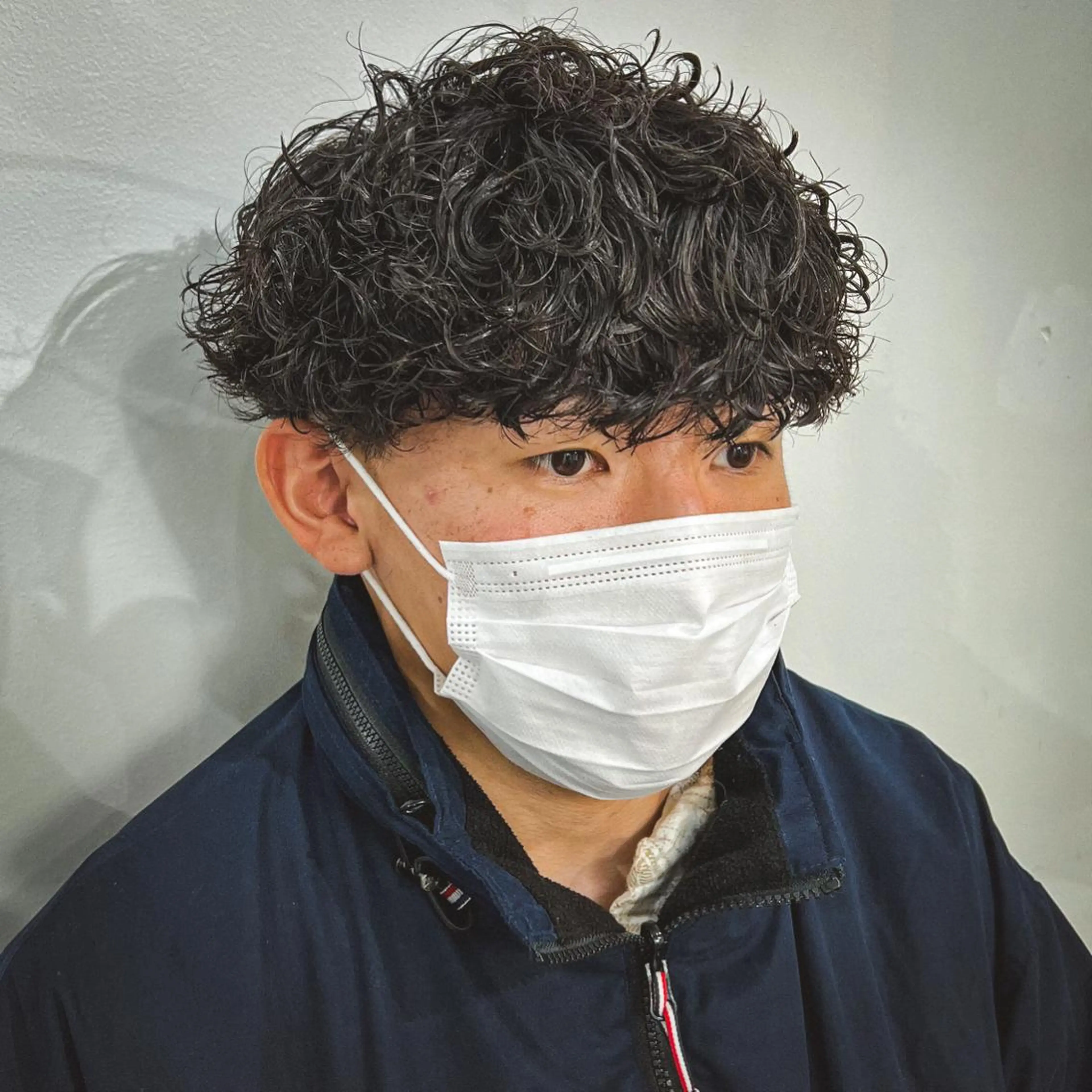 ショート パーマ メンズ メンズパーマ ツイストスパイラルパーマ スパイラルパーマ Je suis heureuse Tres所属・✨骨格矯正メンズ特化 美容師公平✨のヘアスタイル