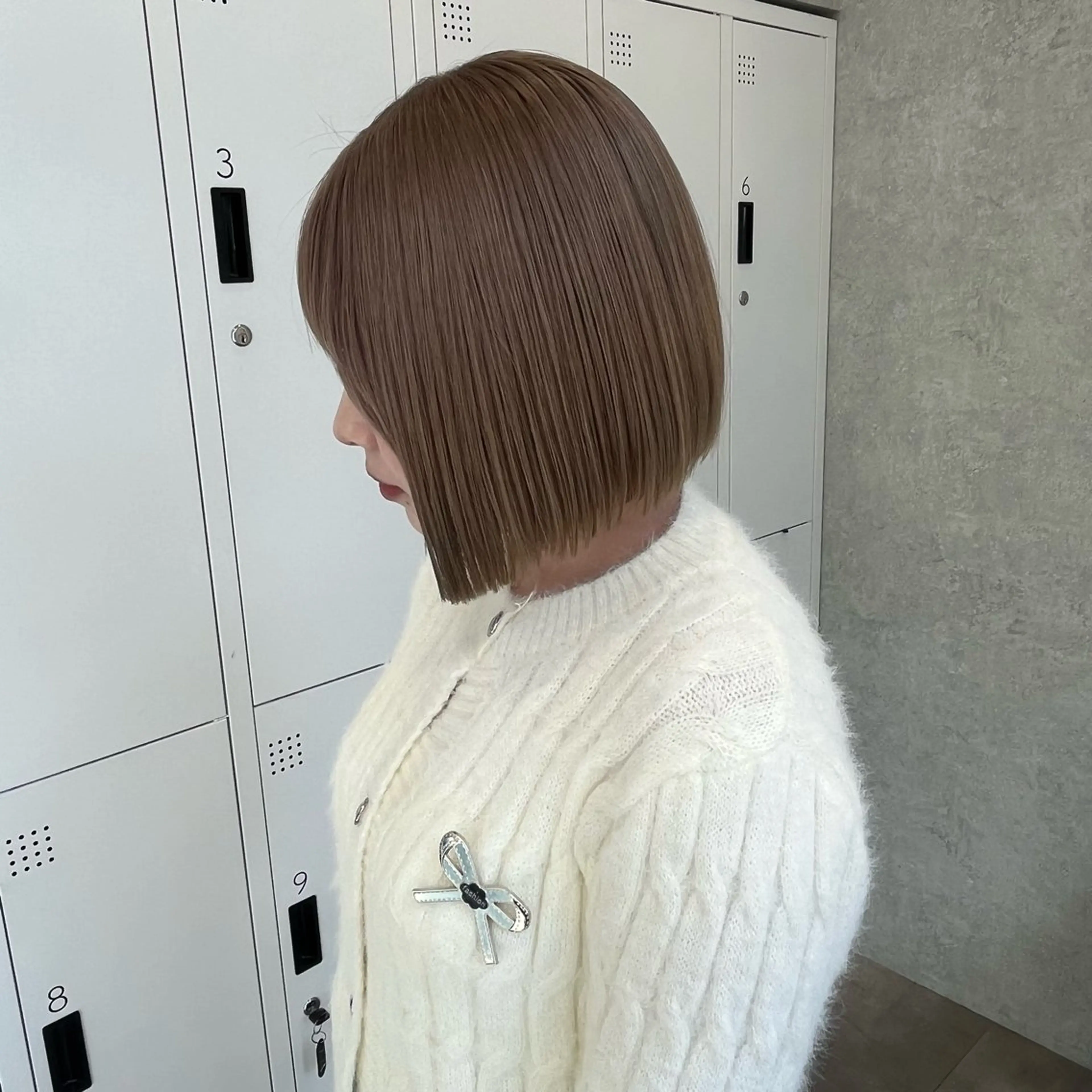 艶カラー+ハホニコトリートメントの写真