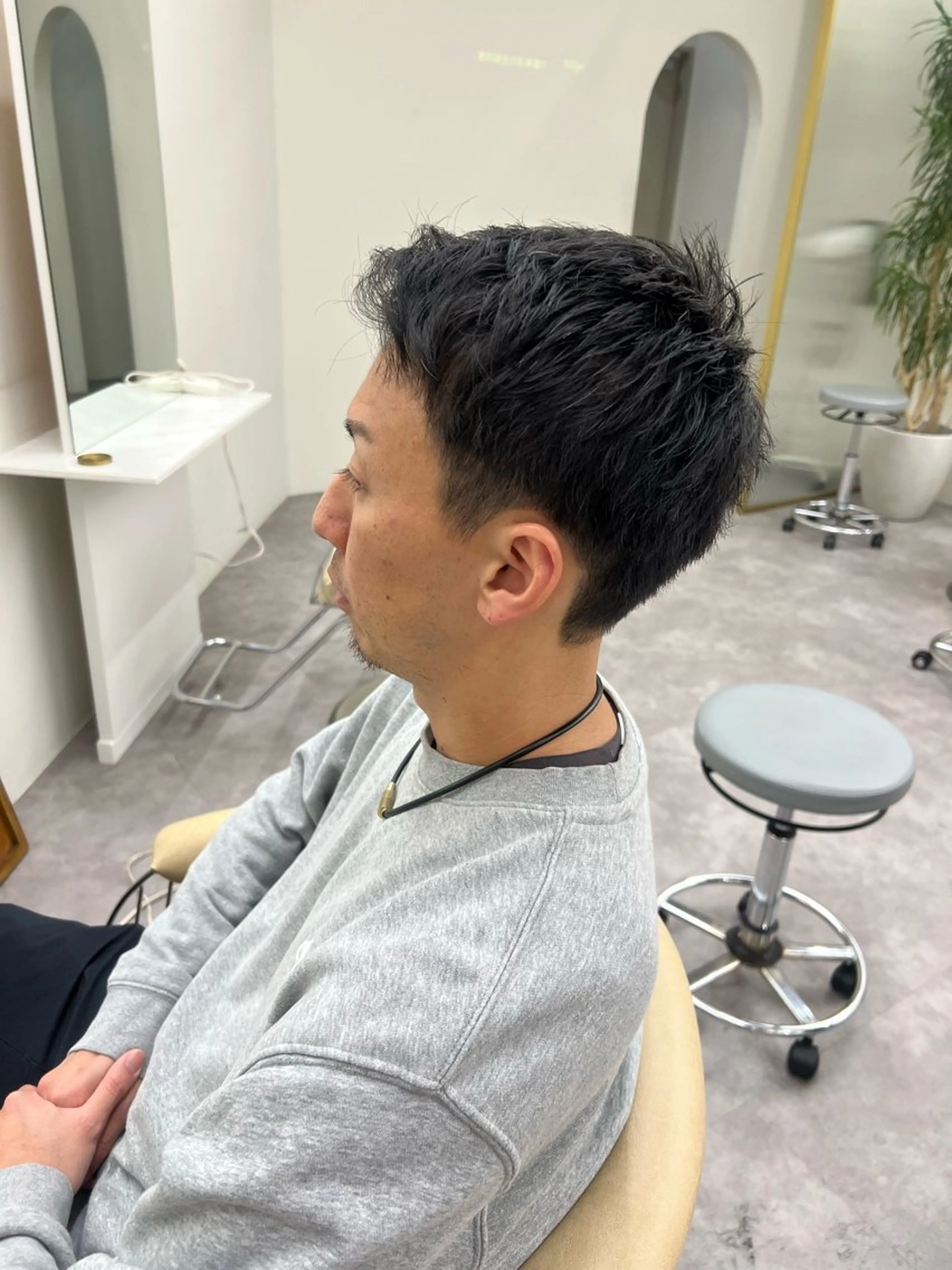 メンズ 似合わせ/顔周り / レイヤーのヘアスタイル