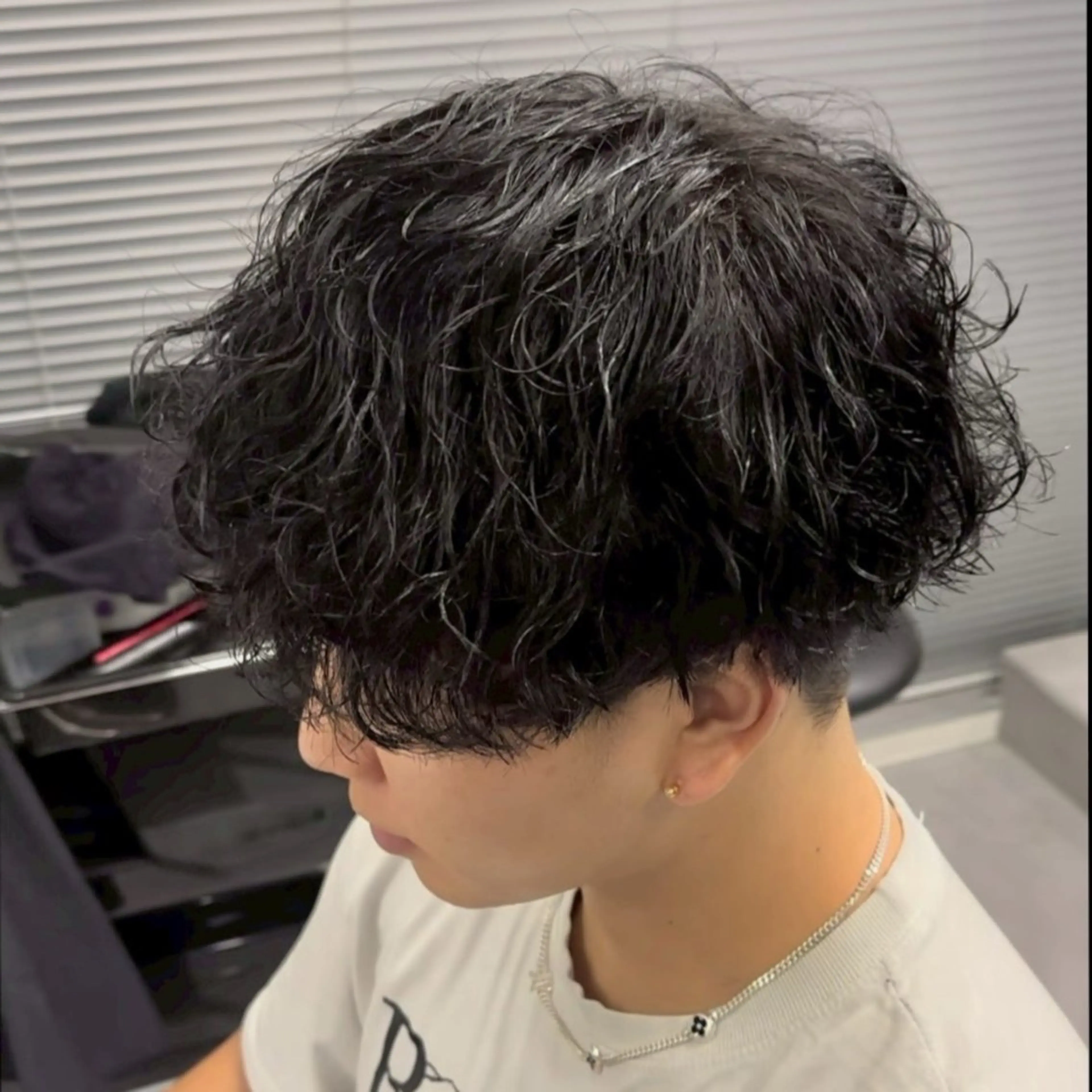 パーマ メンズ カット パーマ HYPE所属・波巻き🌊✖️ シャドウ🐾/AOIのヘアスタイル