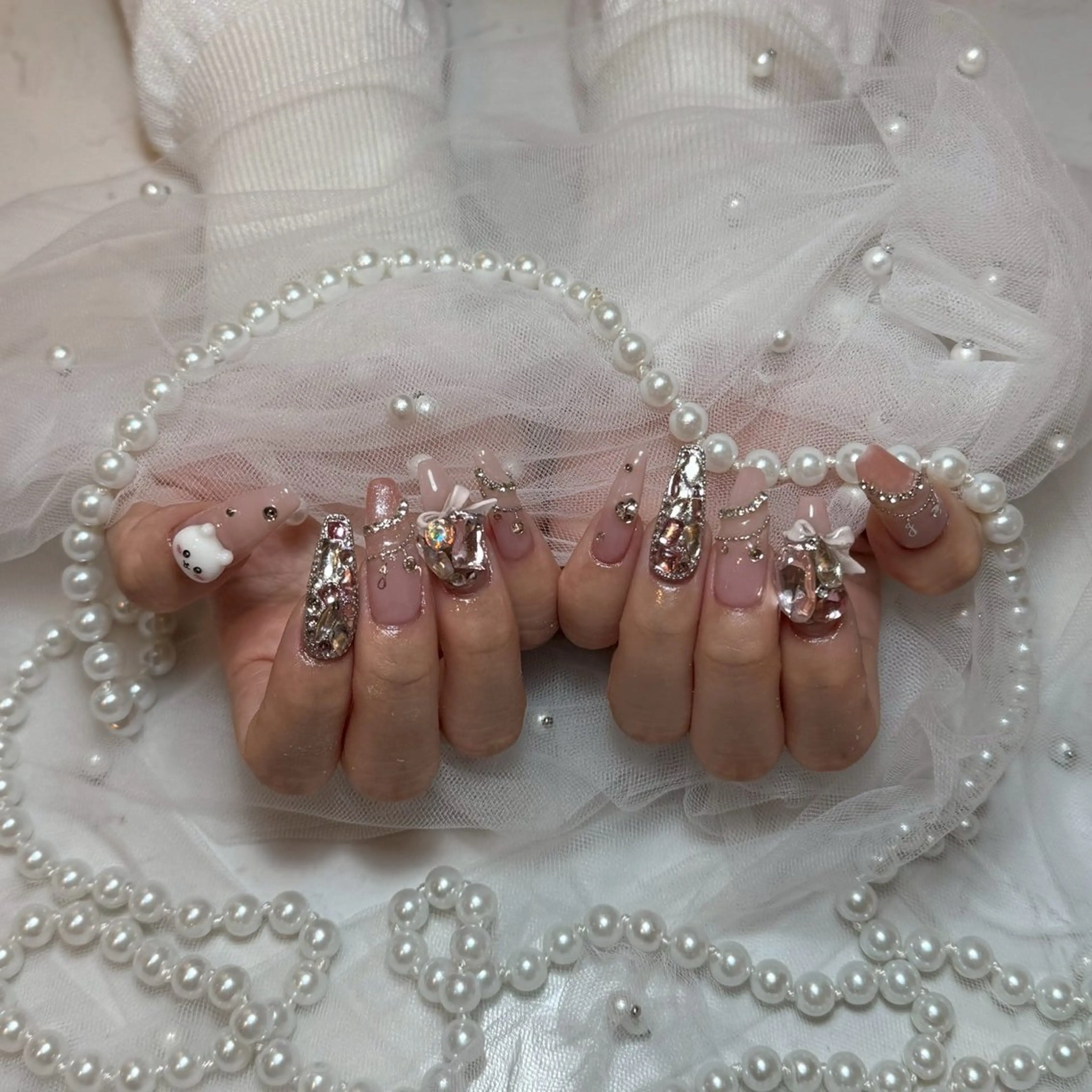 長さだし10本➕画像持ち込みデザイン🌼.*の写真