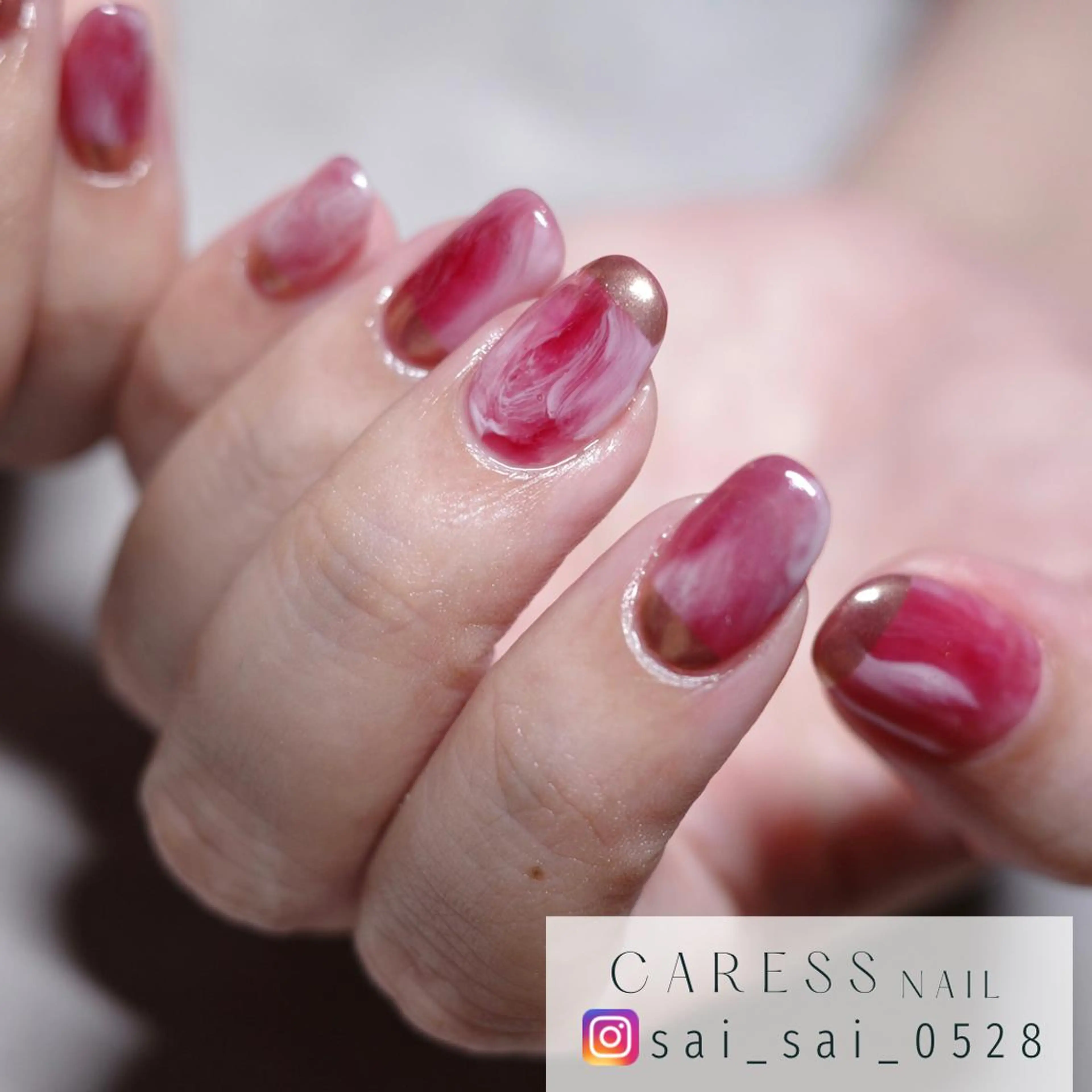 ネイル caress  nail カレスネイル　代々木上原所属・カレスネイル さいのネイルデザイン
