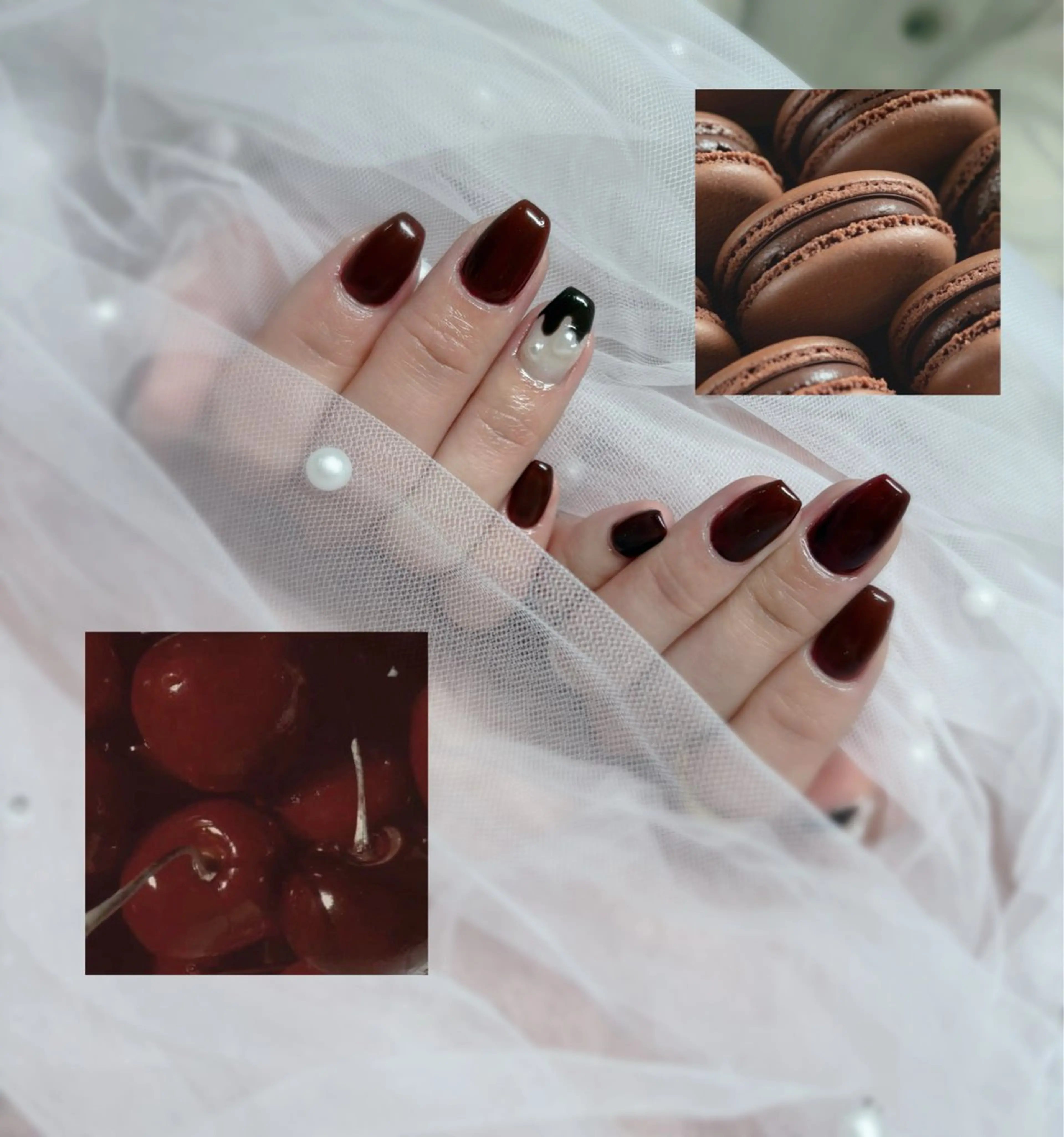 ネイル バレンタイン ハンドネイル Nail Salon RiLion所属・kaho  🧸🎀 RiLionのネイルデザイン