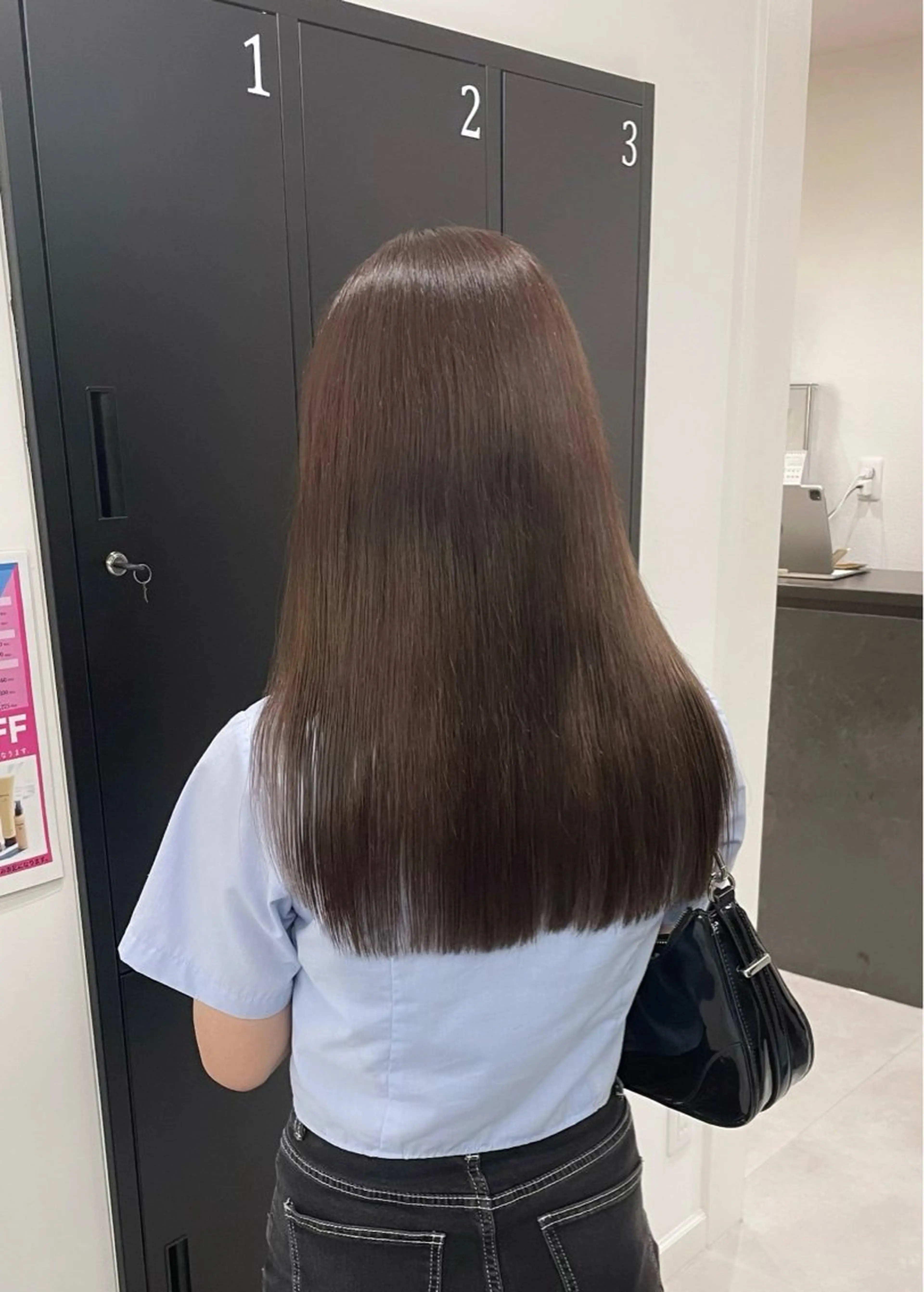 セミロング カラー ブリーチ ヘアカラー トリートメント 💝透明感/ブリーチ /れい💝のヘアスタイル