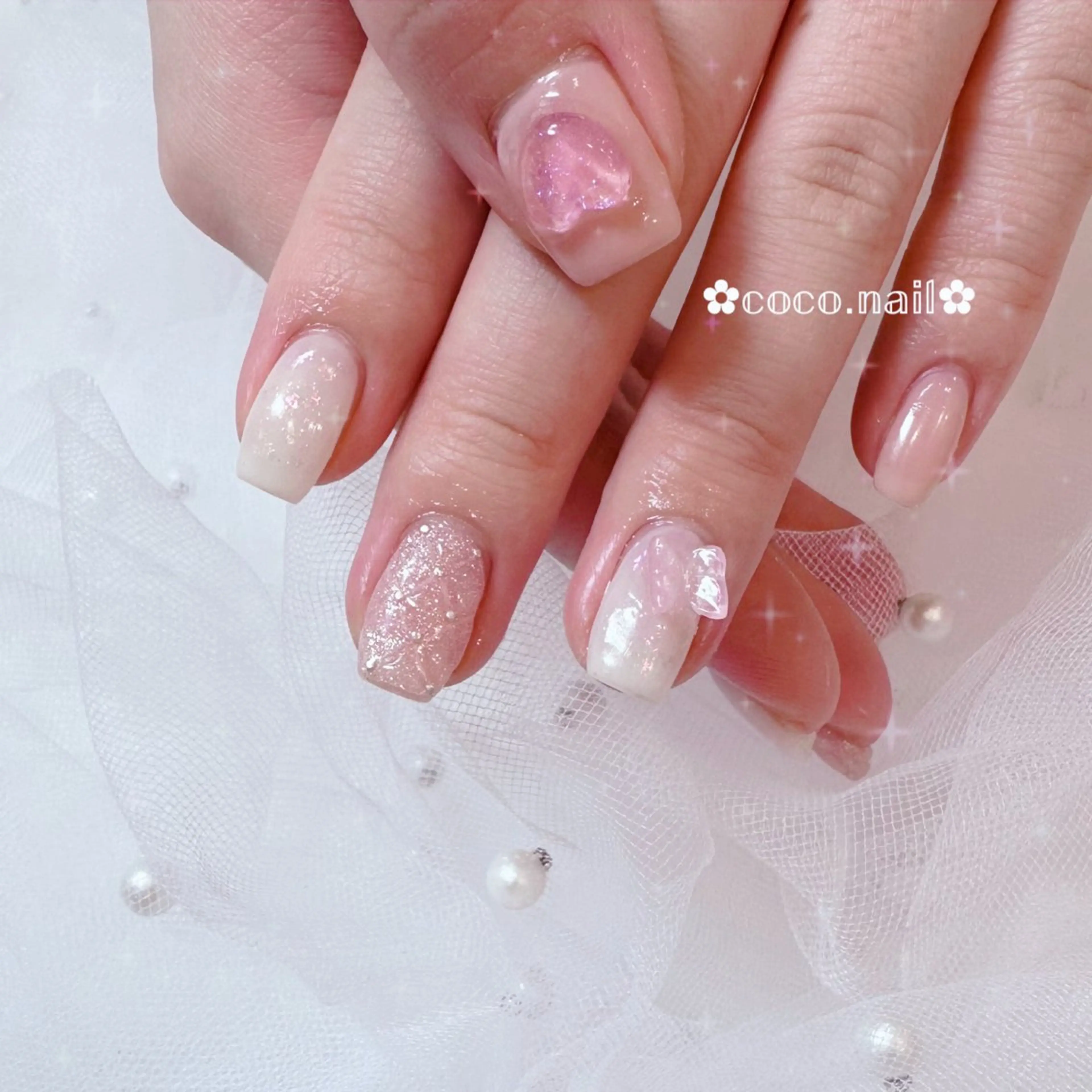 ネイル ハンドネイル lili.nail y2k/ワンホンのネイルデザイン