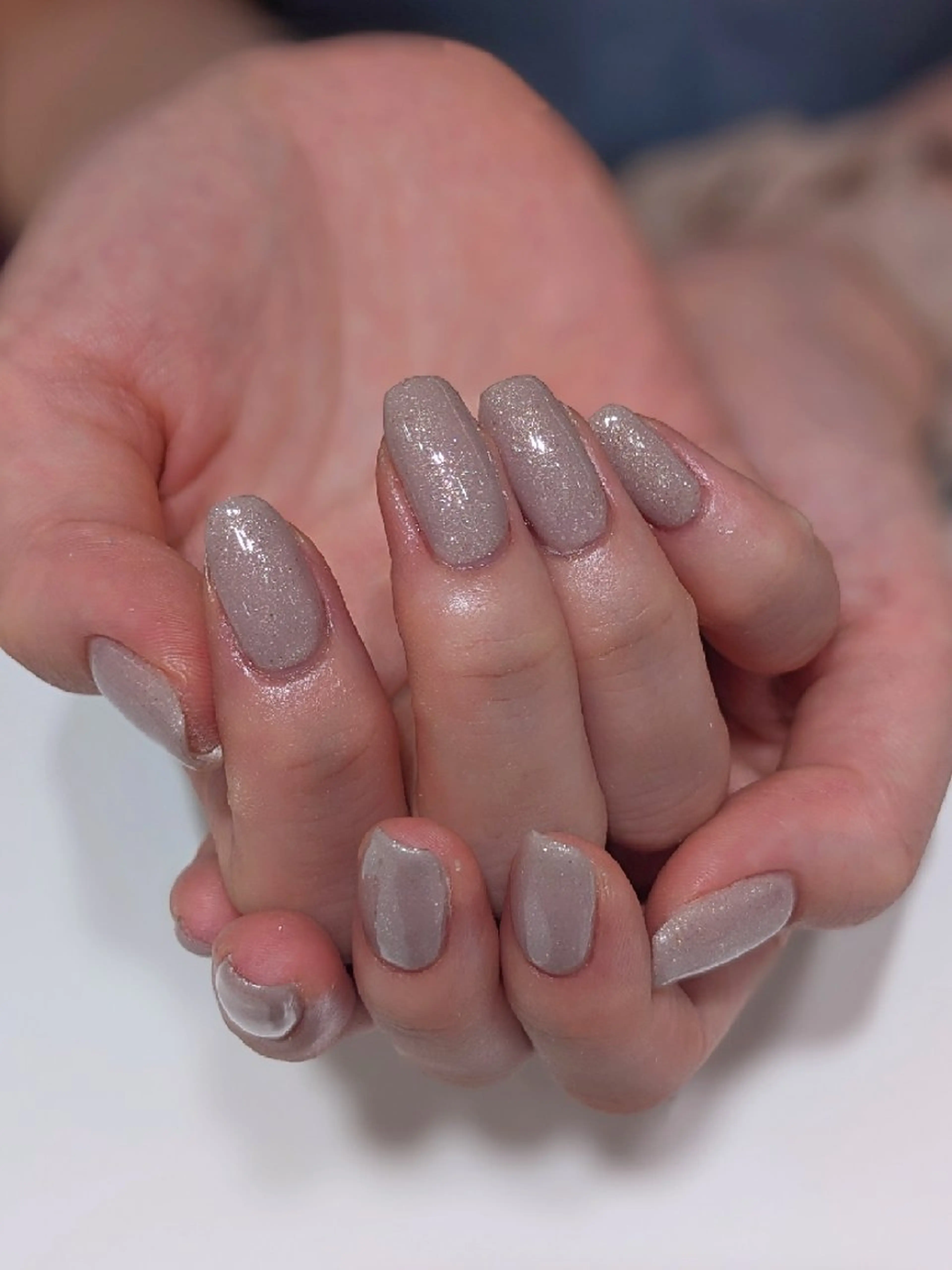 ネイル ラメ(グリッター) ワンカラーネイル abbie蒲田所属・abbie mibeのネイルデザイン