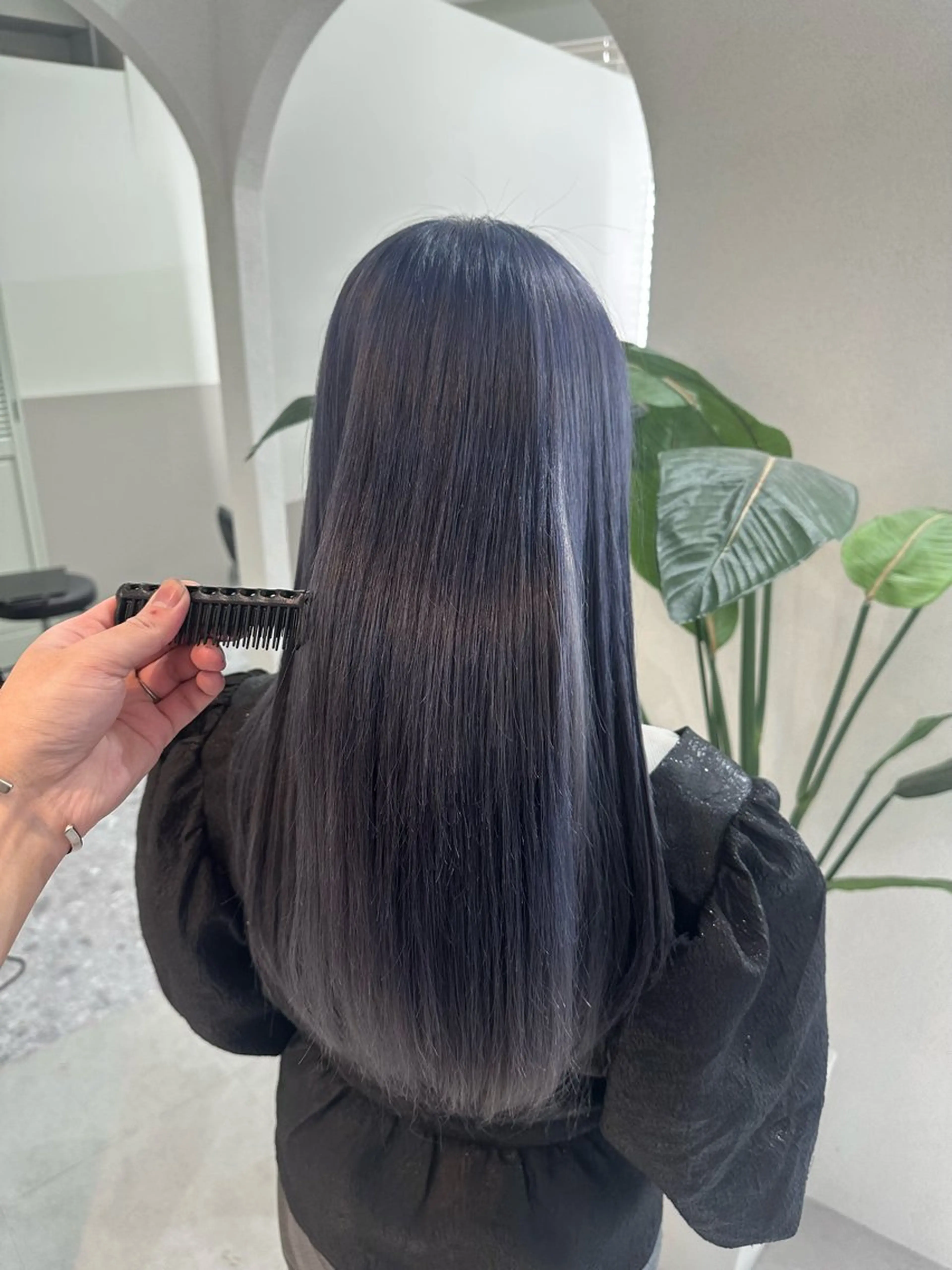 セミロング カラー カット ヘアカラー トリートメント 🪞個室サロン/韓国 艶髪/keito🪞のヘアスタイル