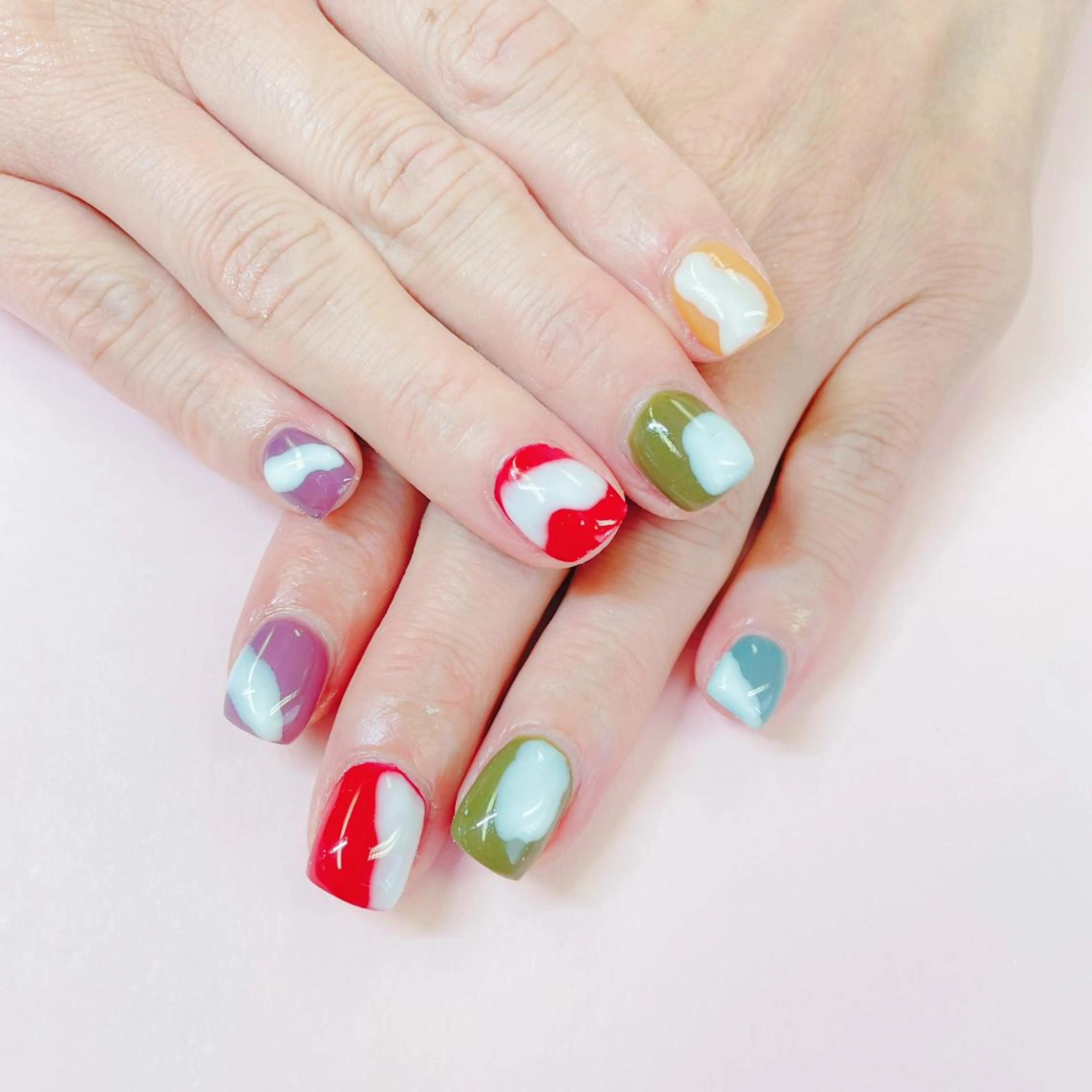 ネイル ハンドネイル 大阪福島 韓国まつげ Sayaka🤍🐩のマツエク・マツパデザイン