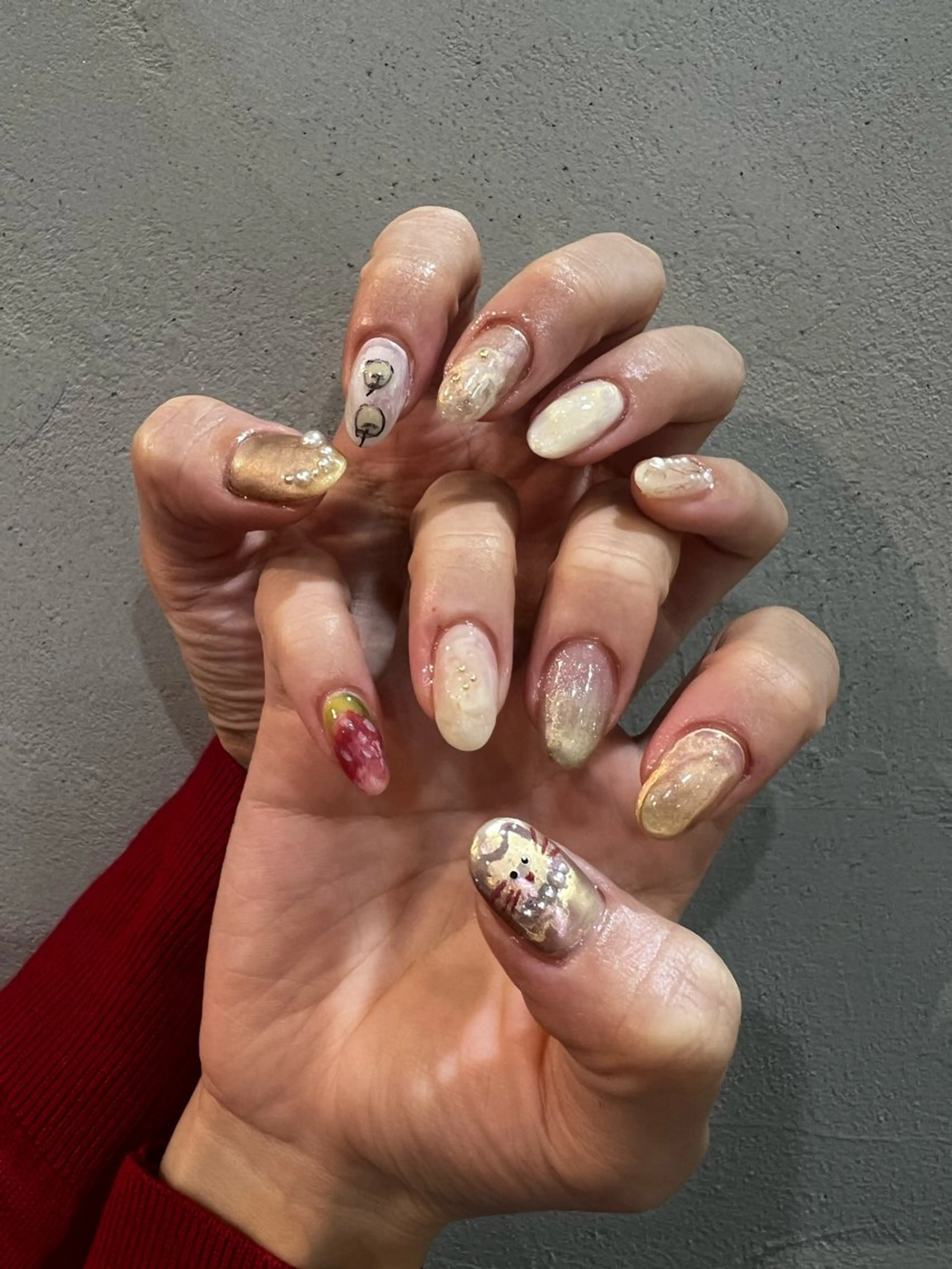 ネイル ニュアンスネイル ハンドネイル ヘアメイクネイリスト 💄💅hidemiのヘアスタイル