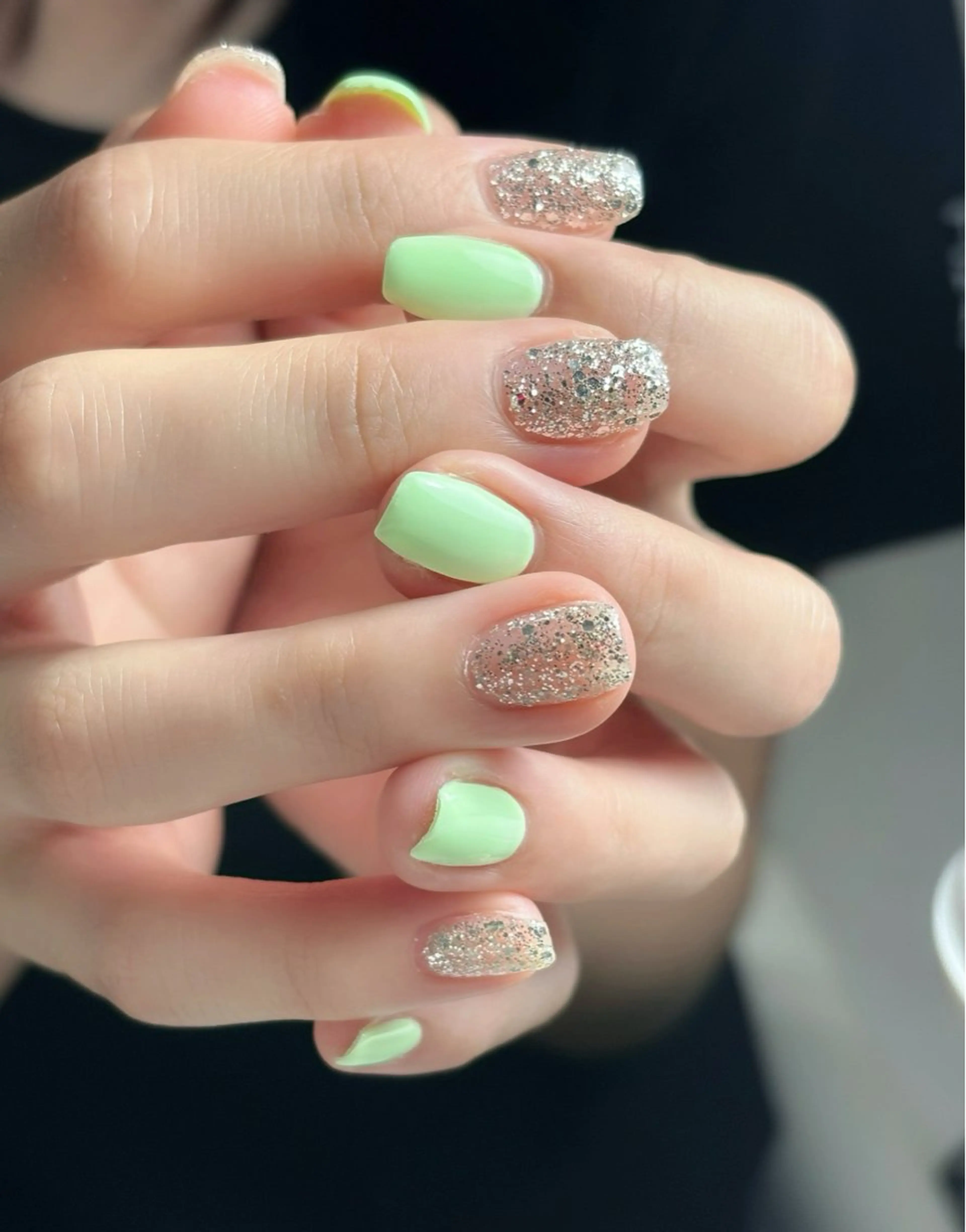 【オフ無料】うる艶ワンカラー(hand)2色までOK🙆‍♀️フラッシュラメ無料☺️✨の写真