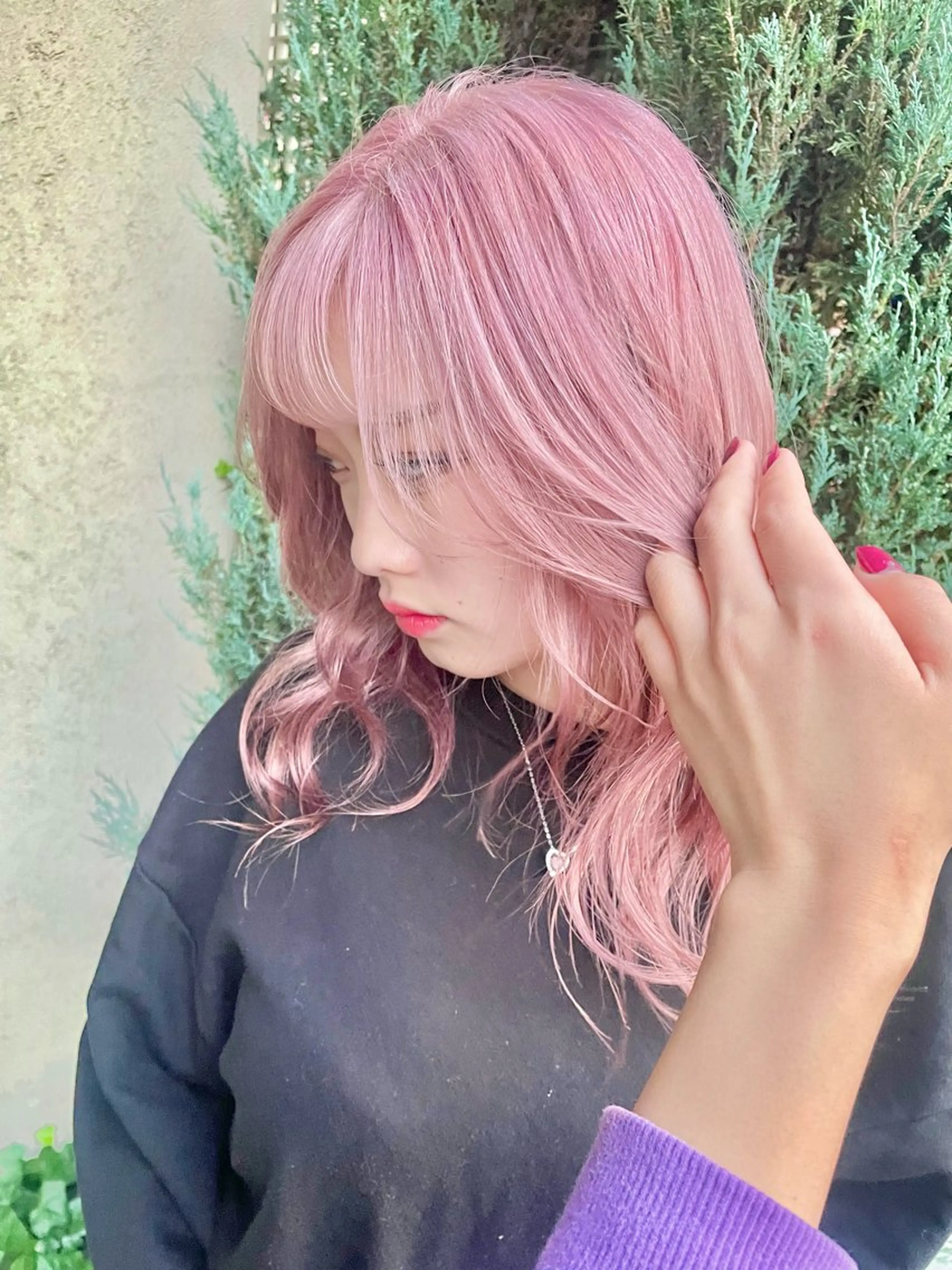 ミディアム ブリーチ指名 No１🏆RENのヘアスタイル