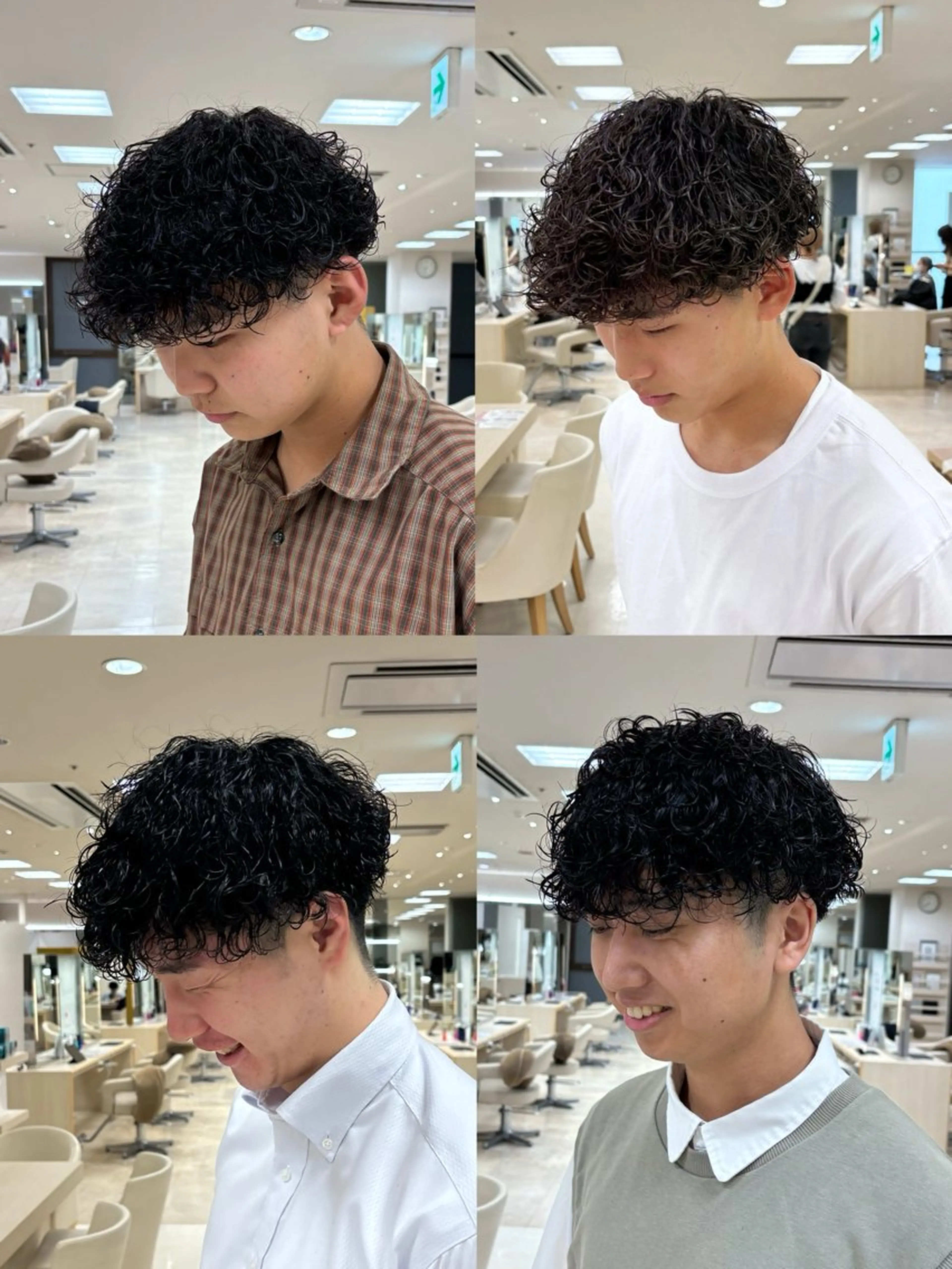 パーマ メンズ カット パーマ トリートメント 湘南/メンズパーマ/ ハイライト/ユチカのヘアスタイル