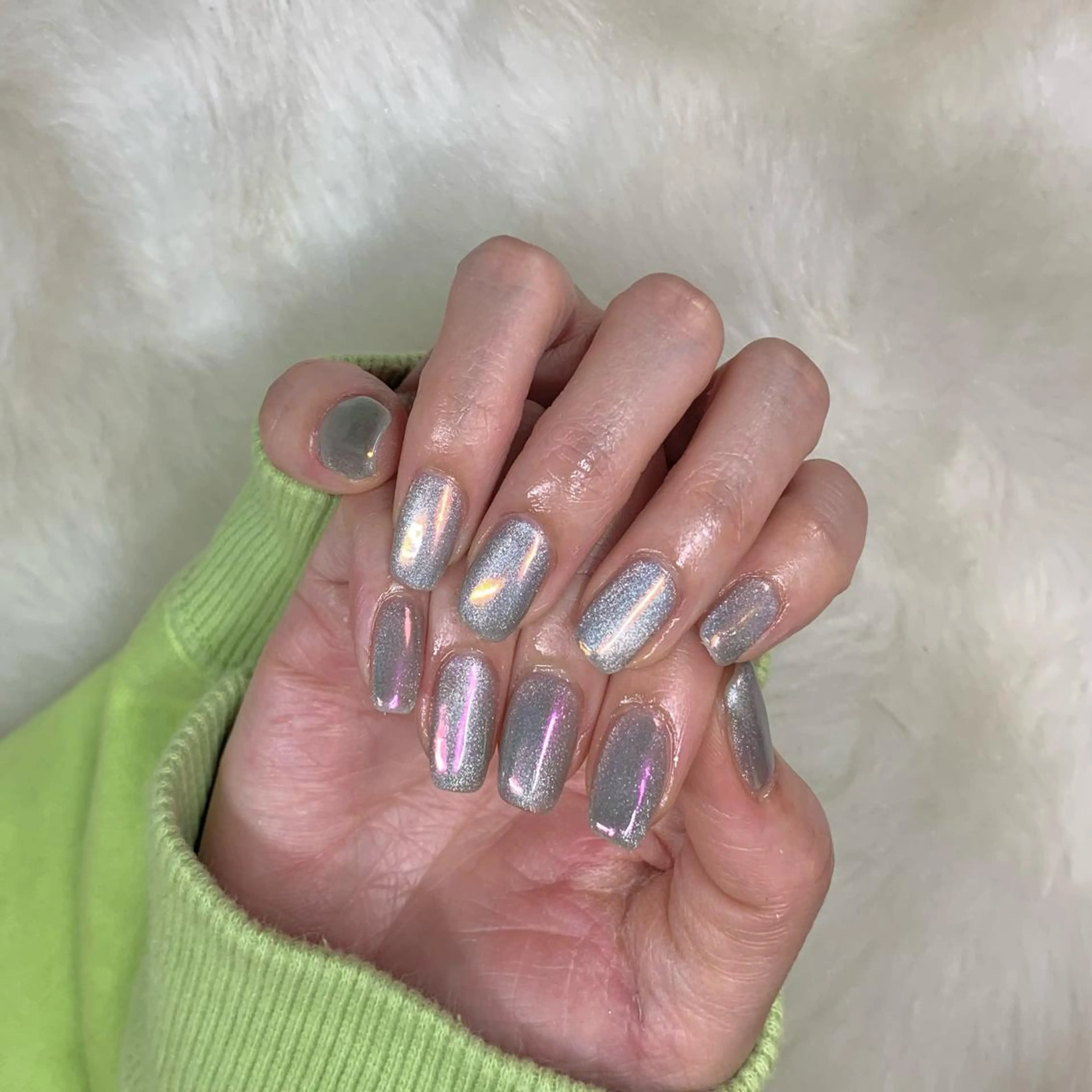 ネイル オーロラネイル マグネットネイル Nes.nail所属・🌼Nomura Yuko🌷のネイルデザイン