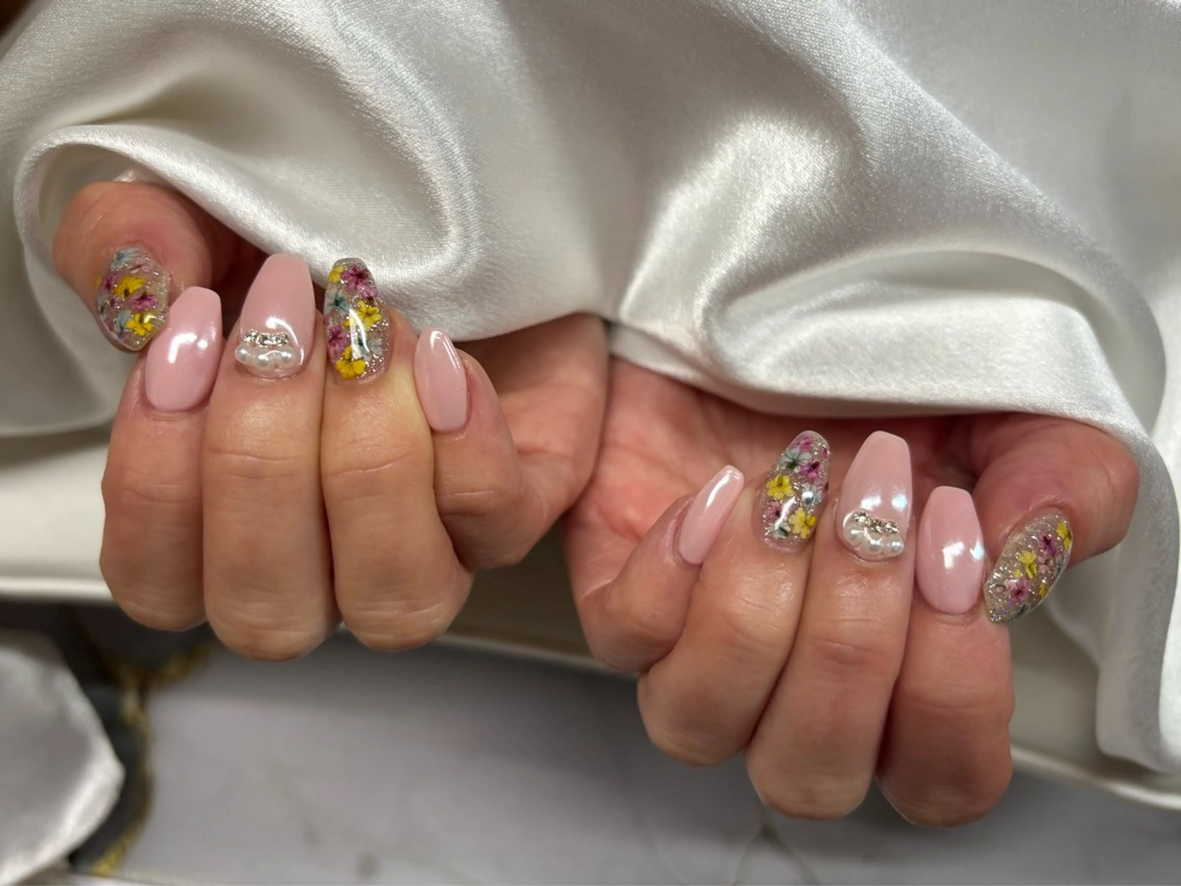 ネイル フラワーネイル 門真市ネイルサロン♡ KUMI.HANAのネイルデザイン