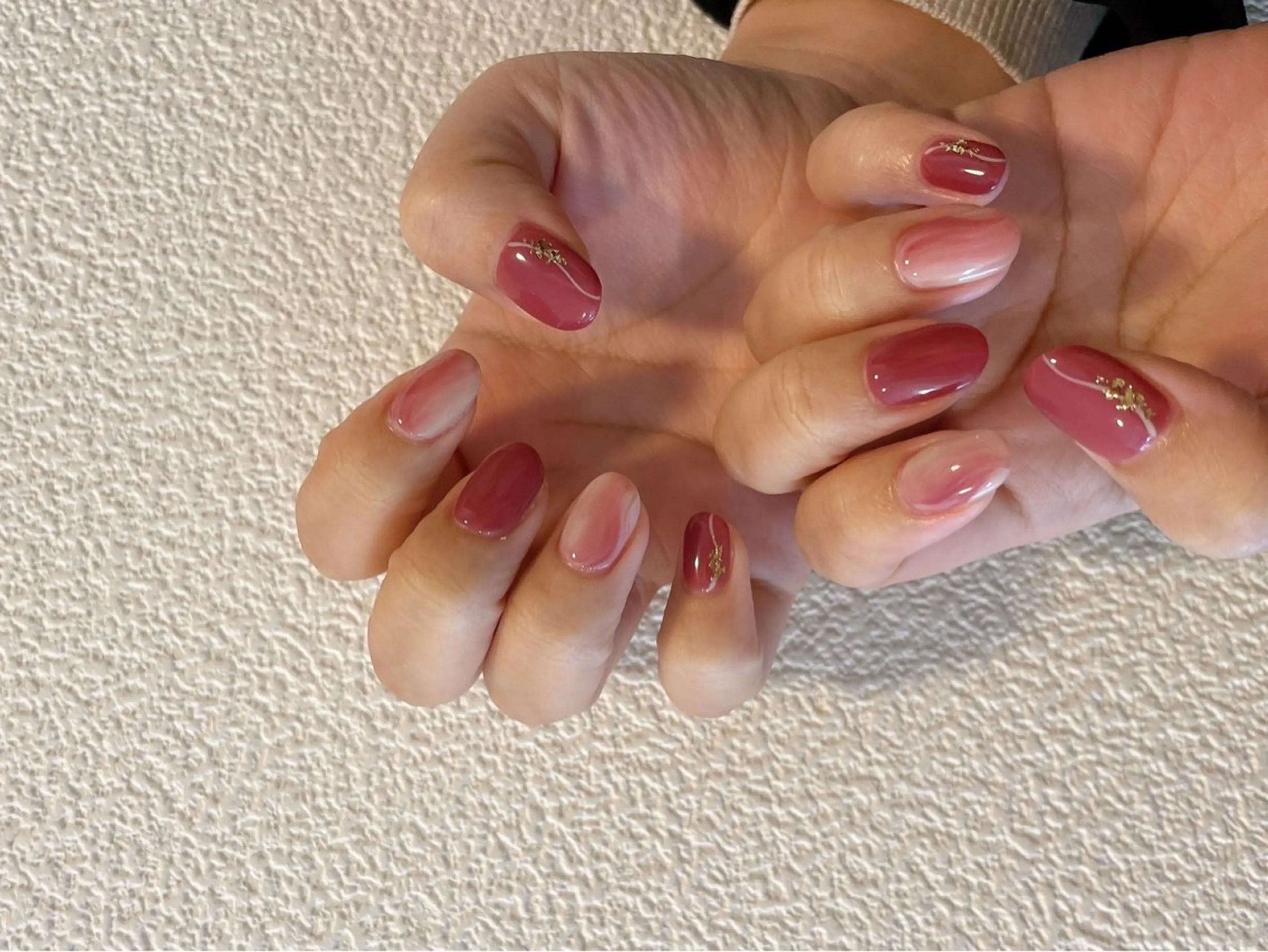 ネイル オーロラネイル フットネイル フレンチネイル ジェルネイル 韓国ネイル kiki nail たまプラーザのネイルデザイン