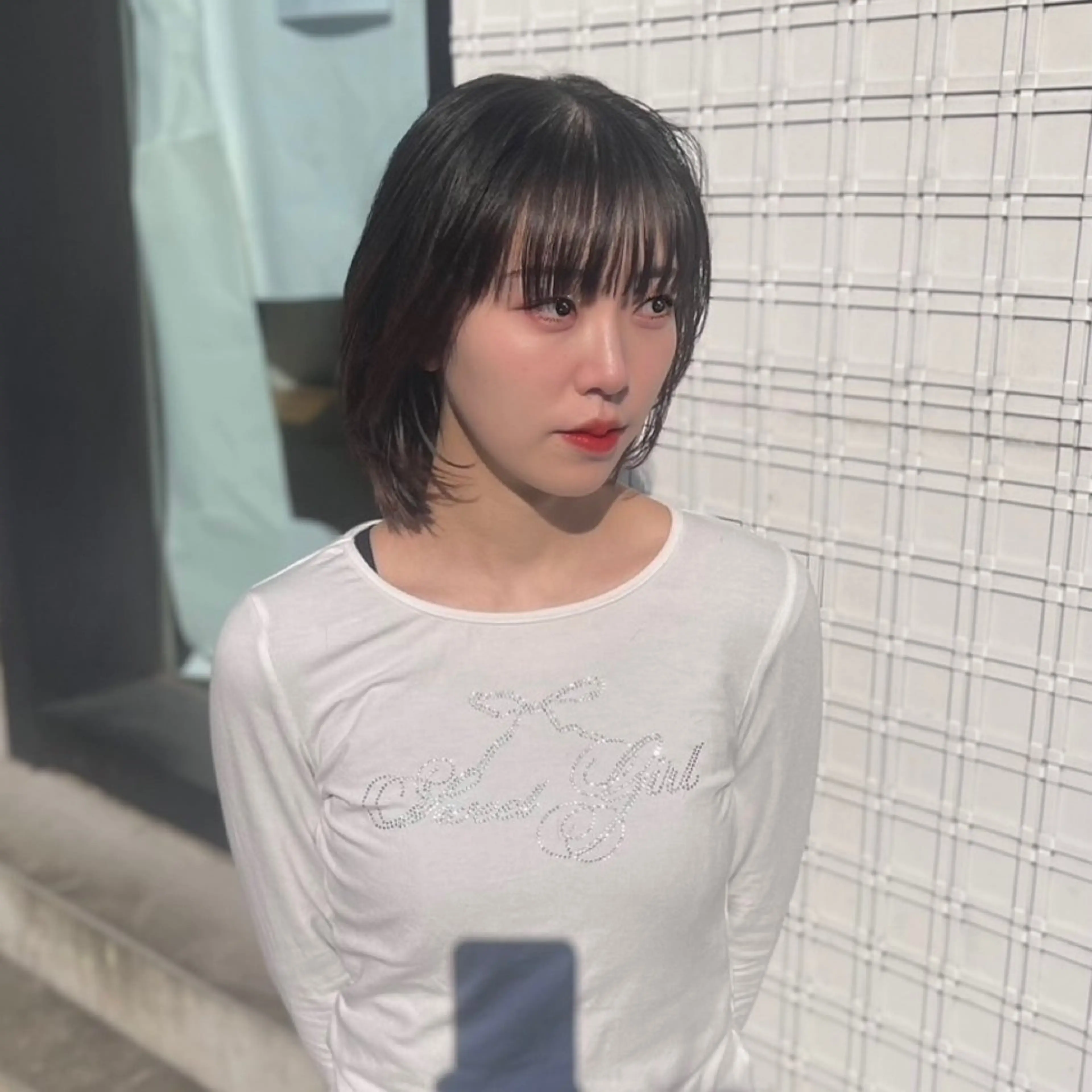 ショート カラー カット ヘアカラー トリートメント ウルフレイヤー エクステ/kokiのヘアスタイル