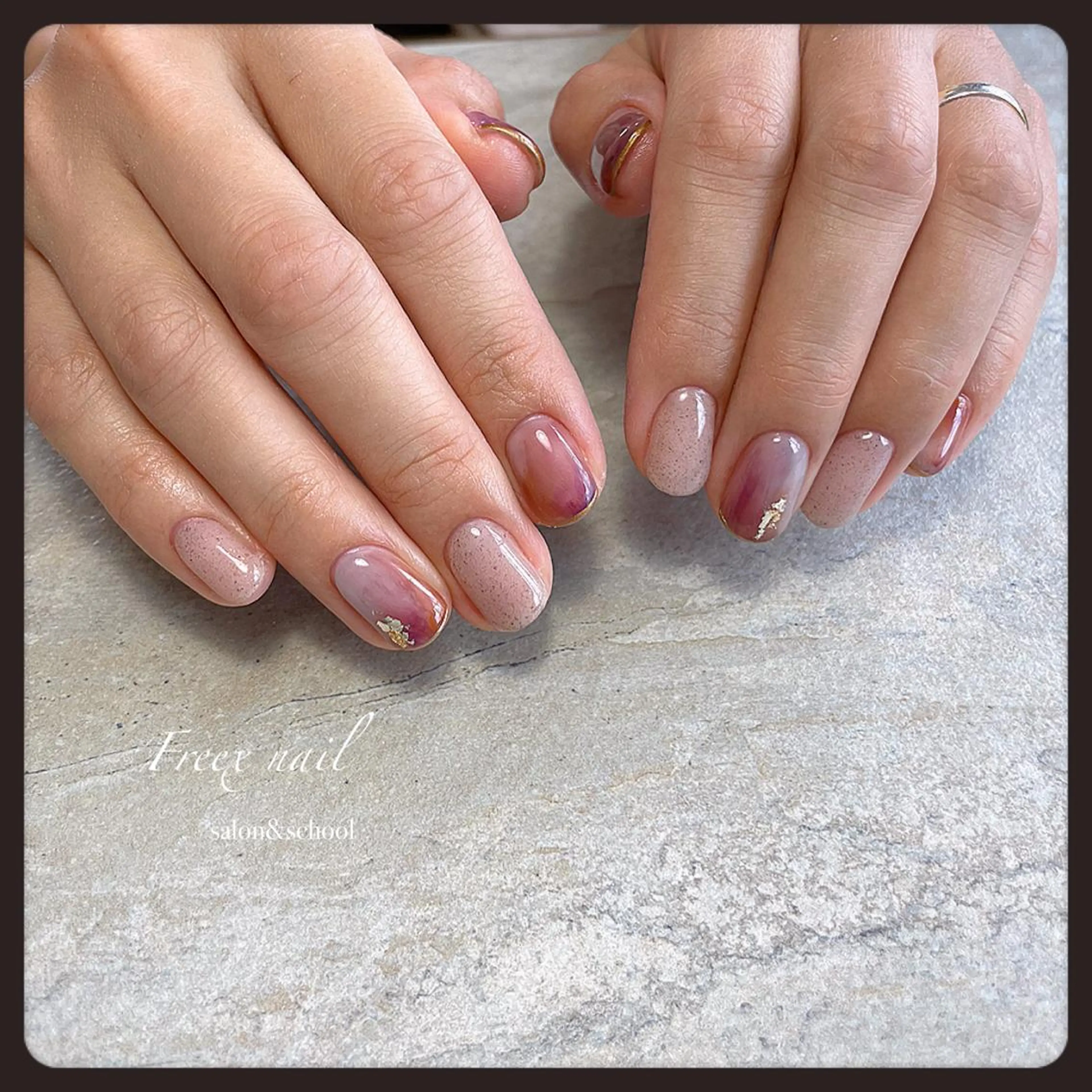 ネイル ニュアンスネイル ハンドネイル ハンドケア Freex nail所属・freex nail /ニュアンス/個性派のネイルデザイン