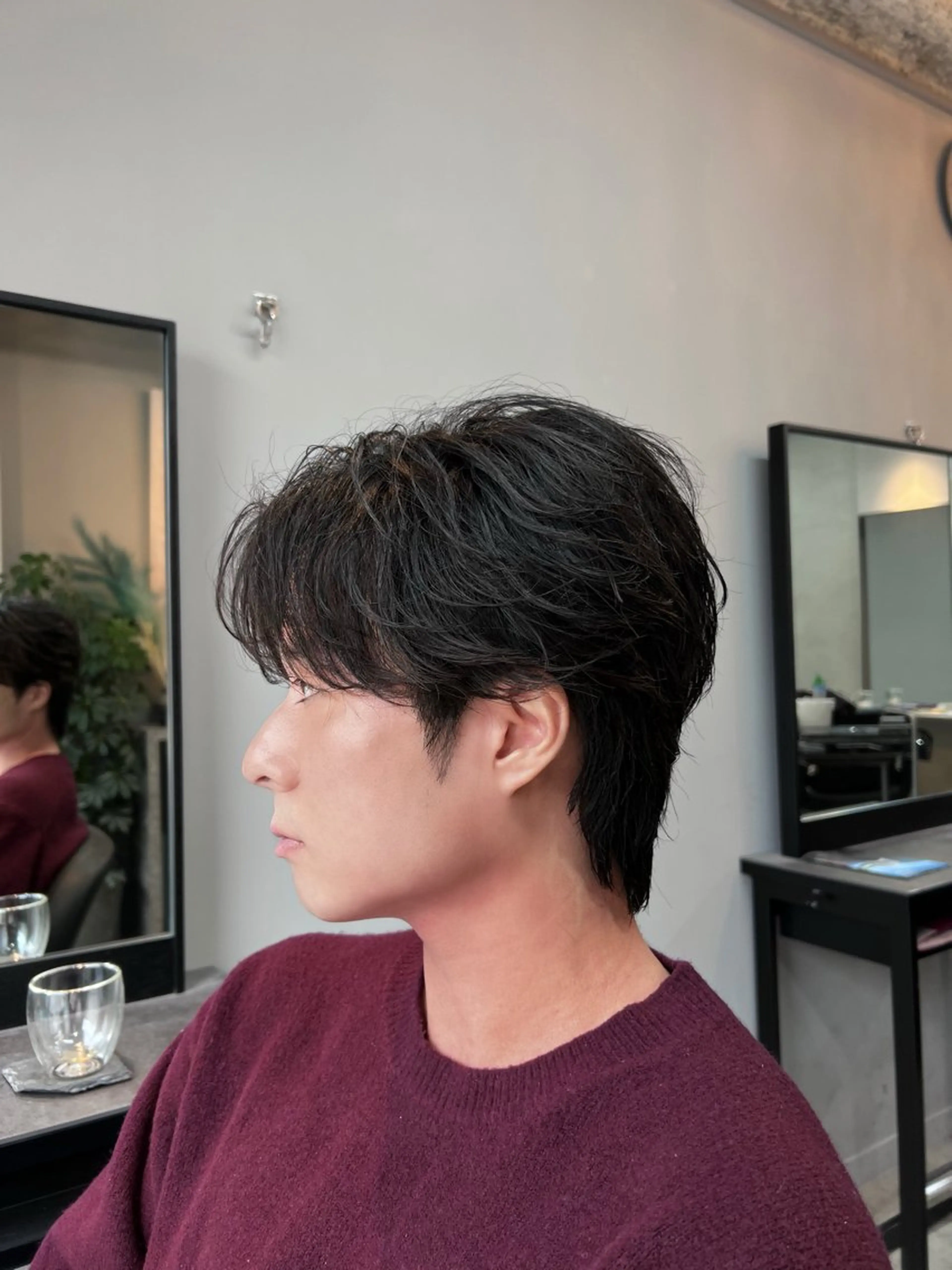 ショート パーマ メンズ メンズパーマ ニュアンスパーマ カット パーマ Alo所属・💥メンズパーマ /表参道/モント💥のヘアスタイル